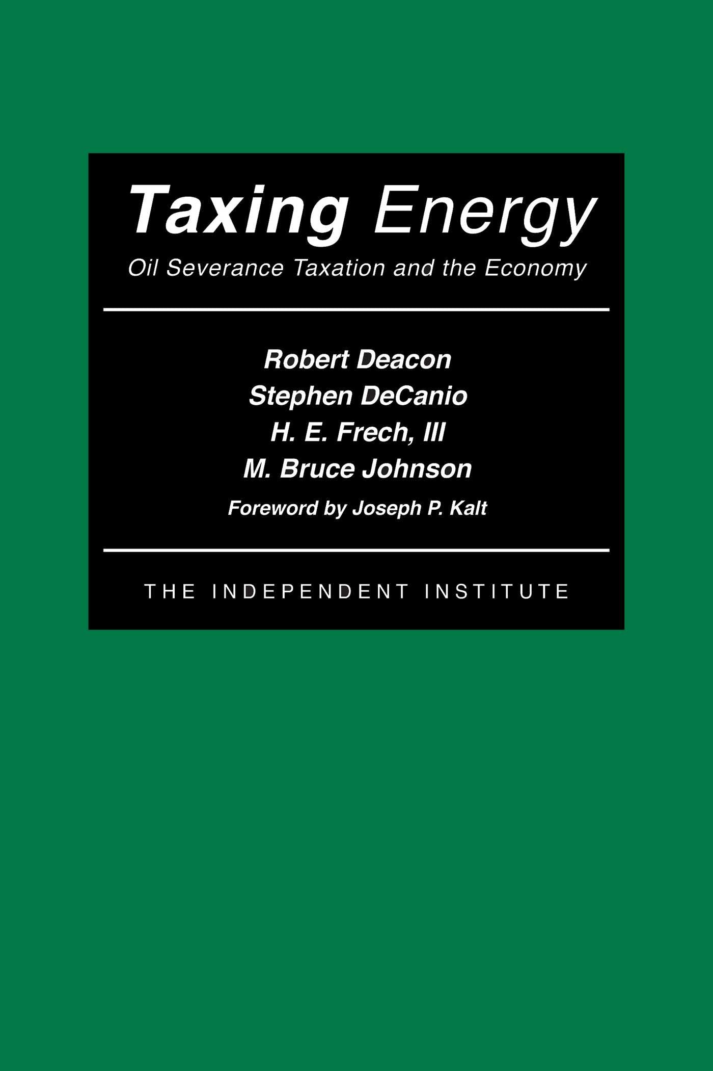 Taxing Energy
