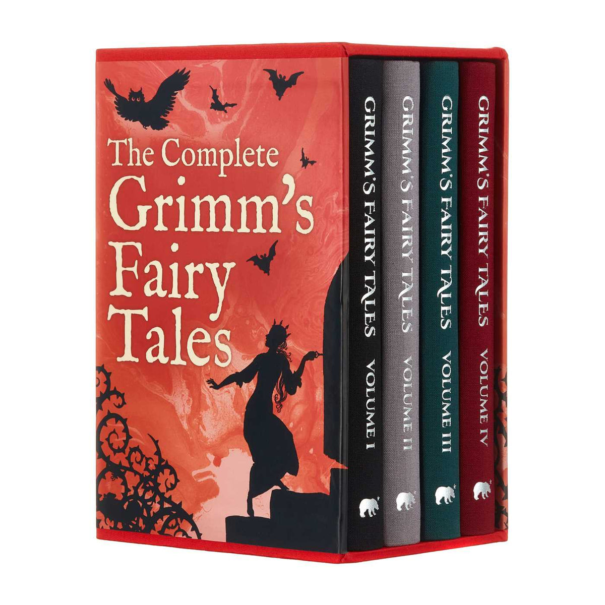 Complete Grimm's Fairy Tales: Deluxe 4-Book Hardcover Boxed Set