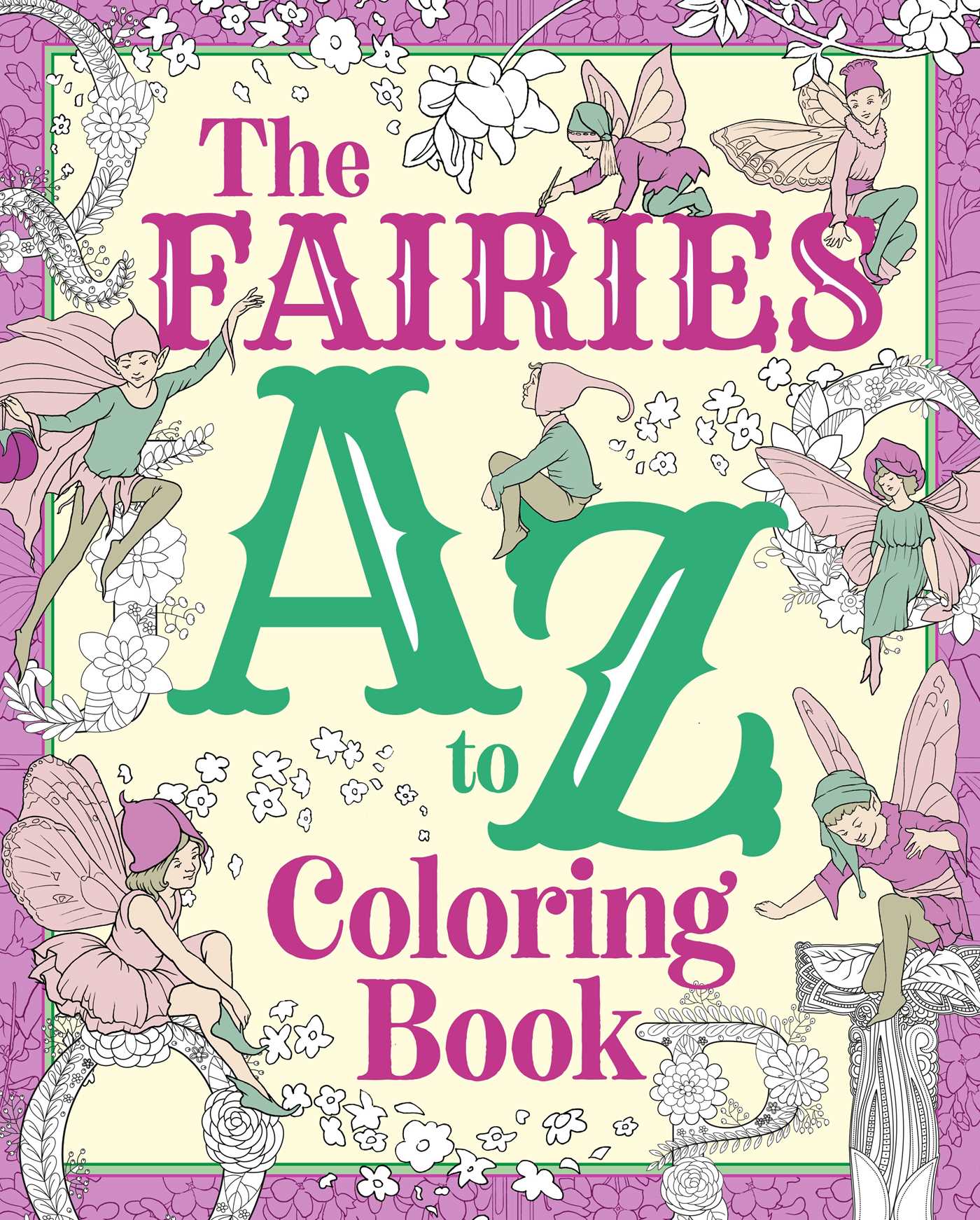 Fairies A to Z Coloring Book