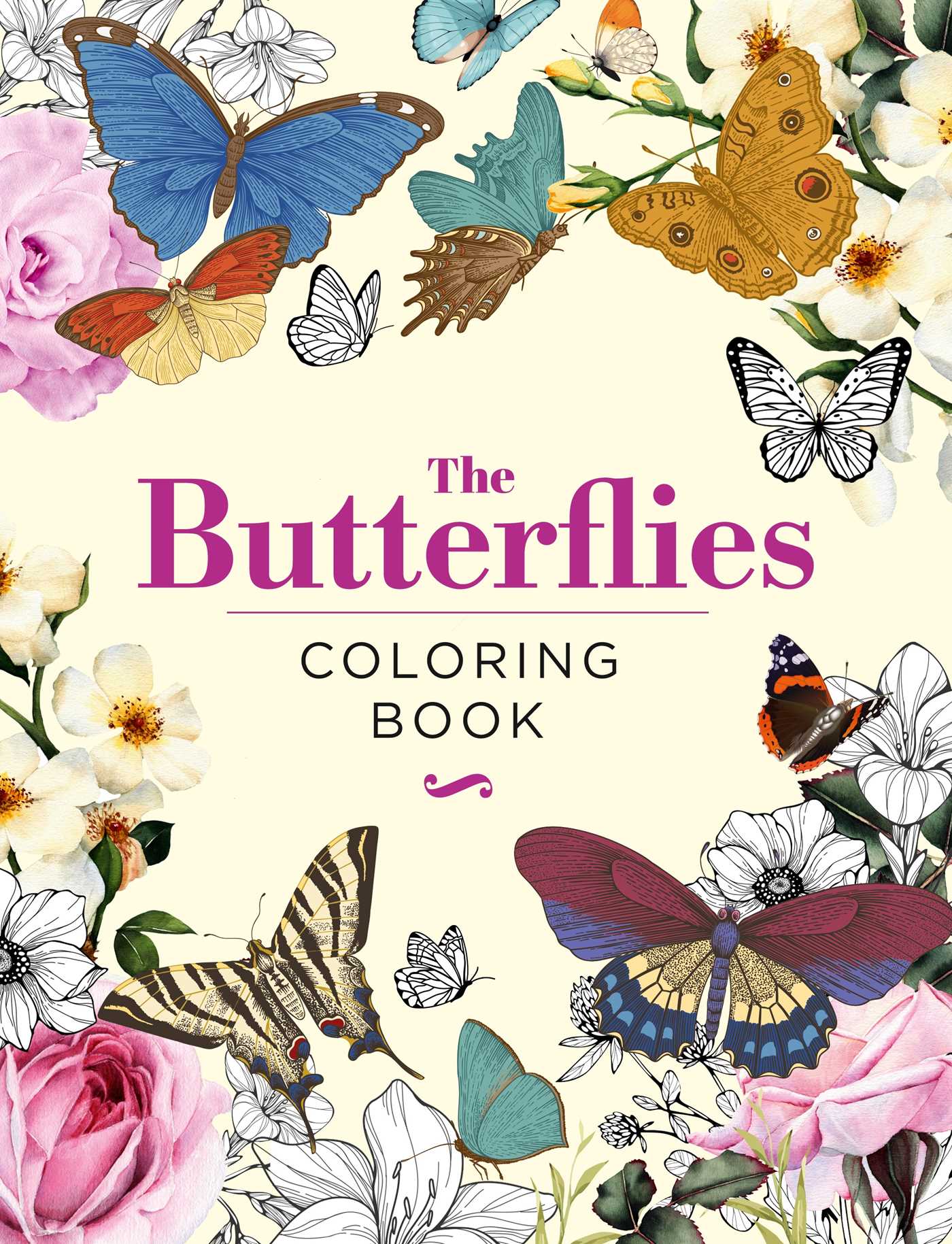 Butterflies Coloring Book: Hardback Gift Edition