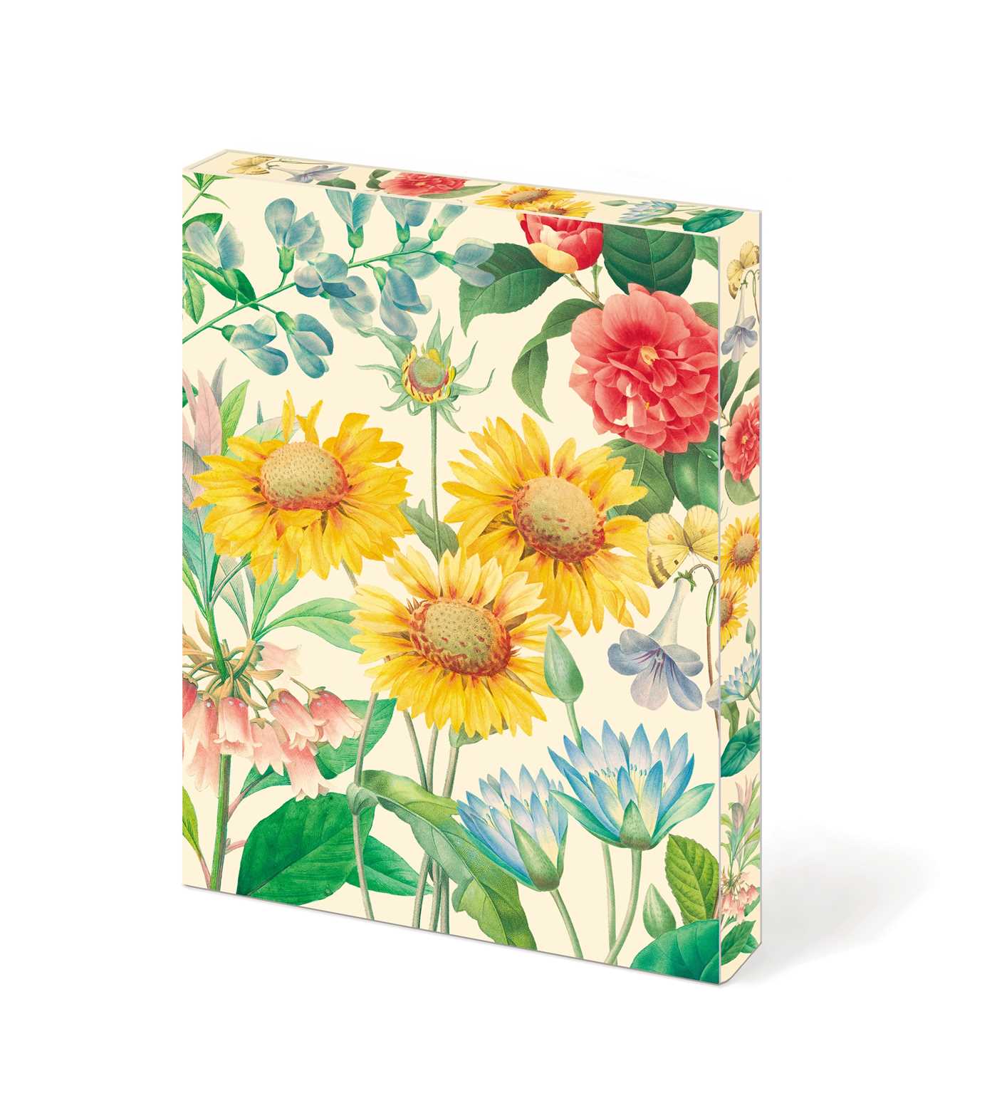Botanical Flowers Journal: Blank Lined Notebook