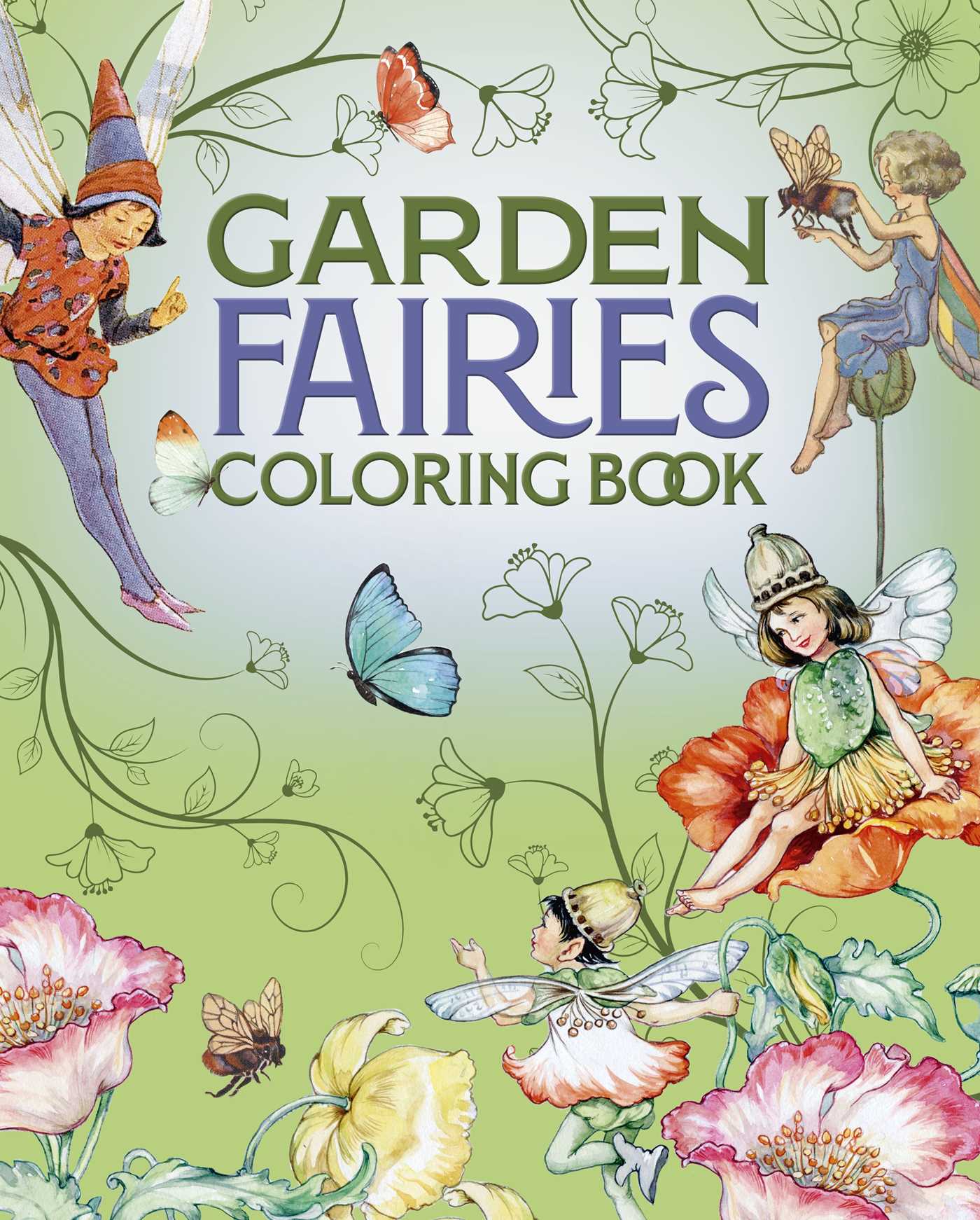 Garden Fairies Coloring Book