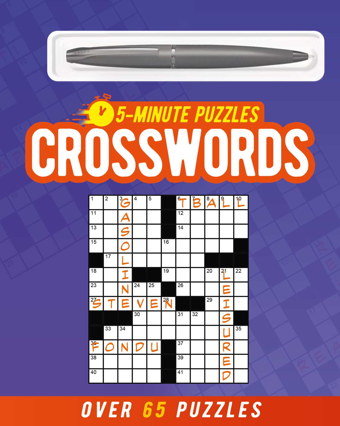 5-Minute Crosswords (includes ball-point pen)