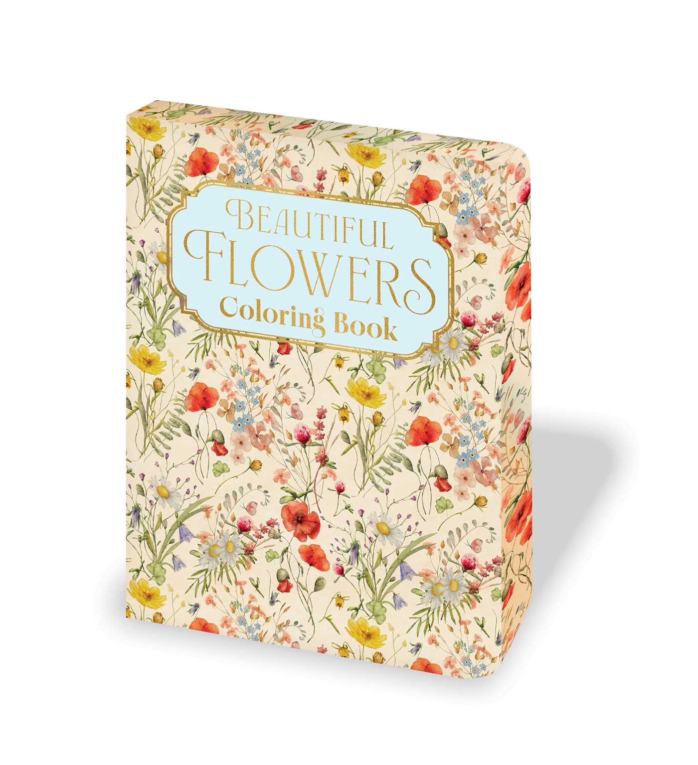 Beautiful Flowers Coloring Book