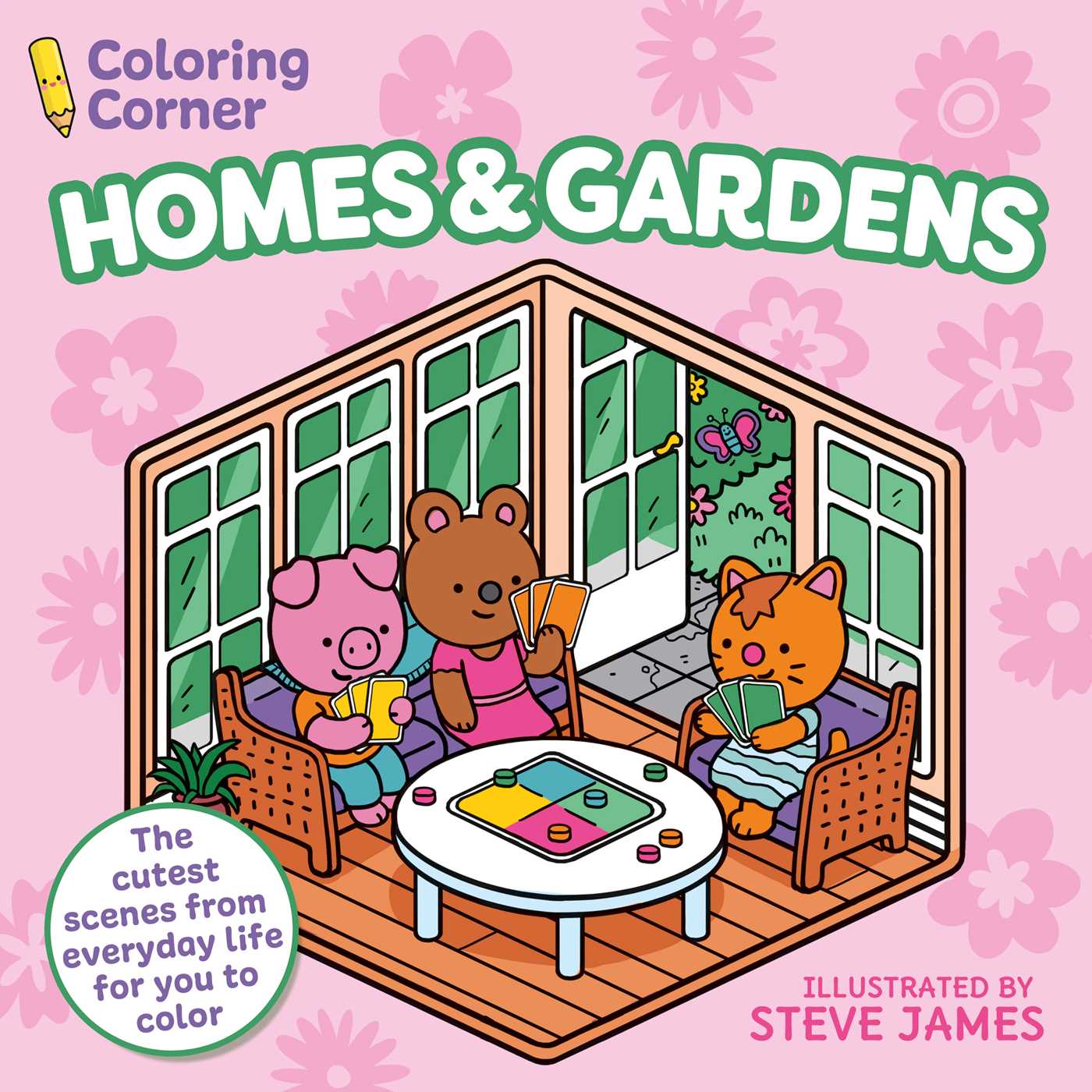 Coloring Corner: Homes and Gardens