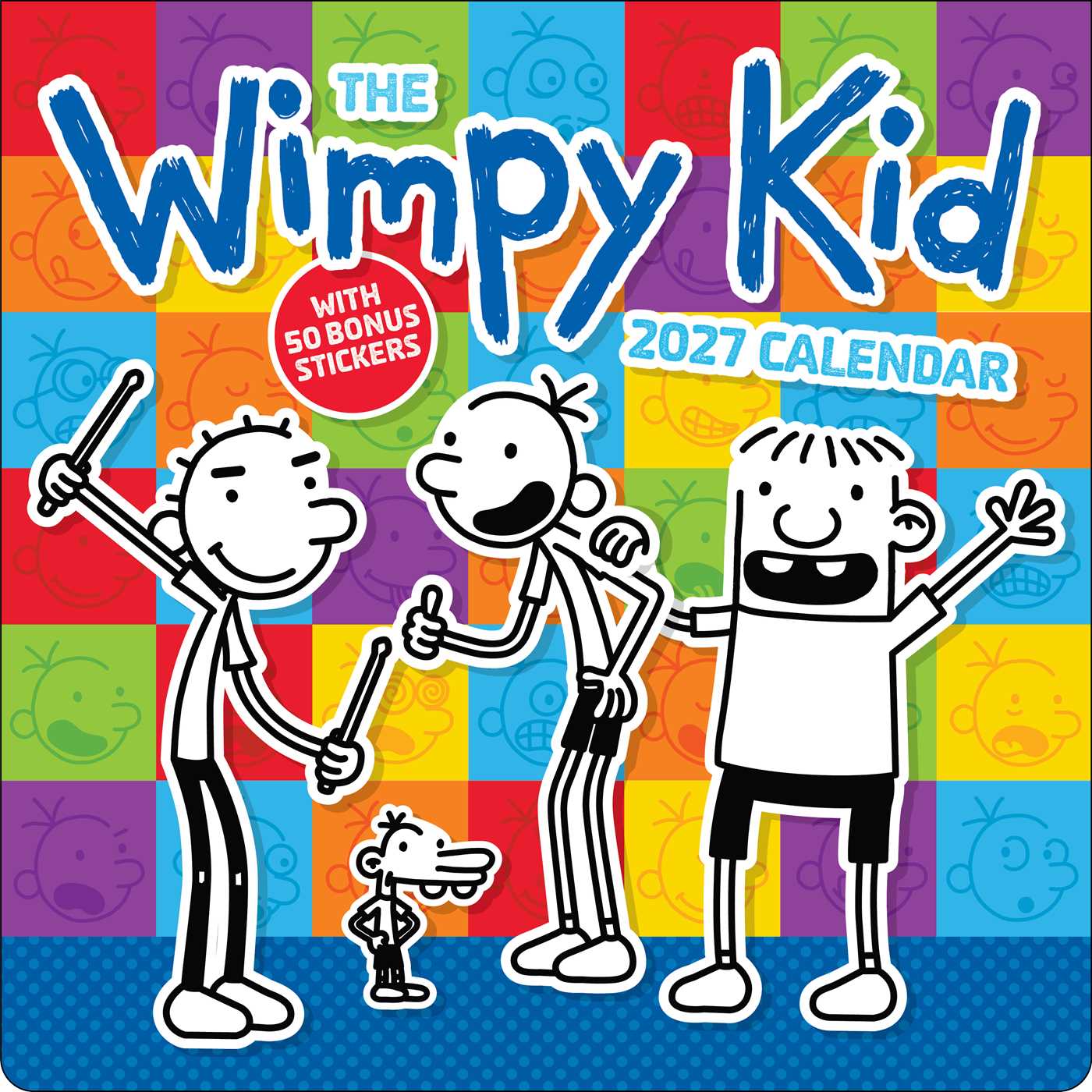 Wimpy Kid 2027 Wall Calendar with 50 Bonus Stickers