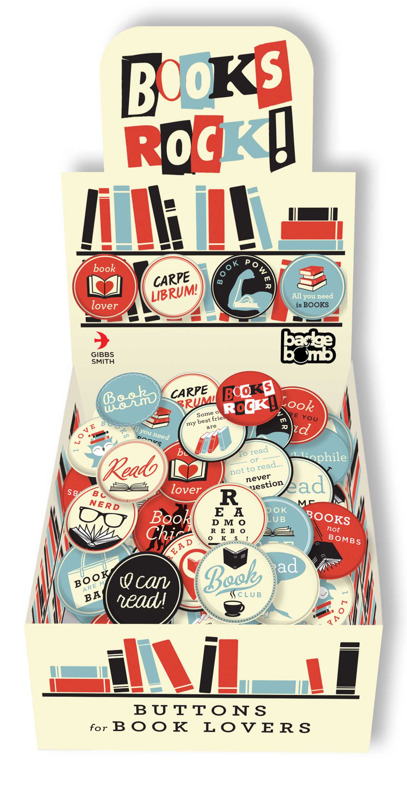 Books Rock ! Buttons