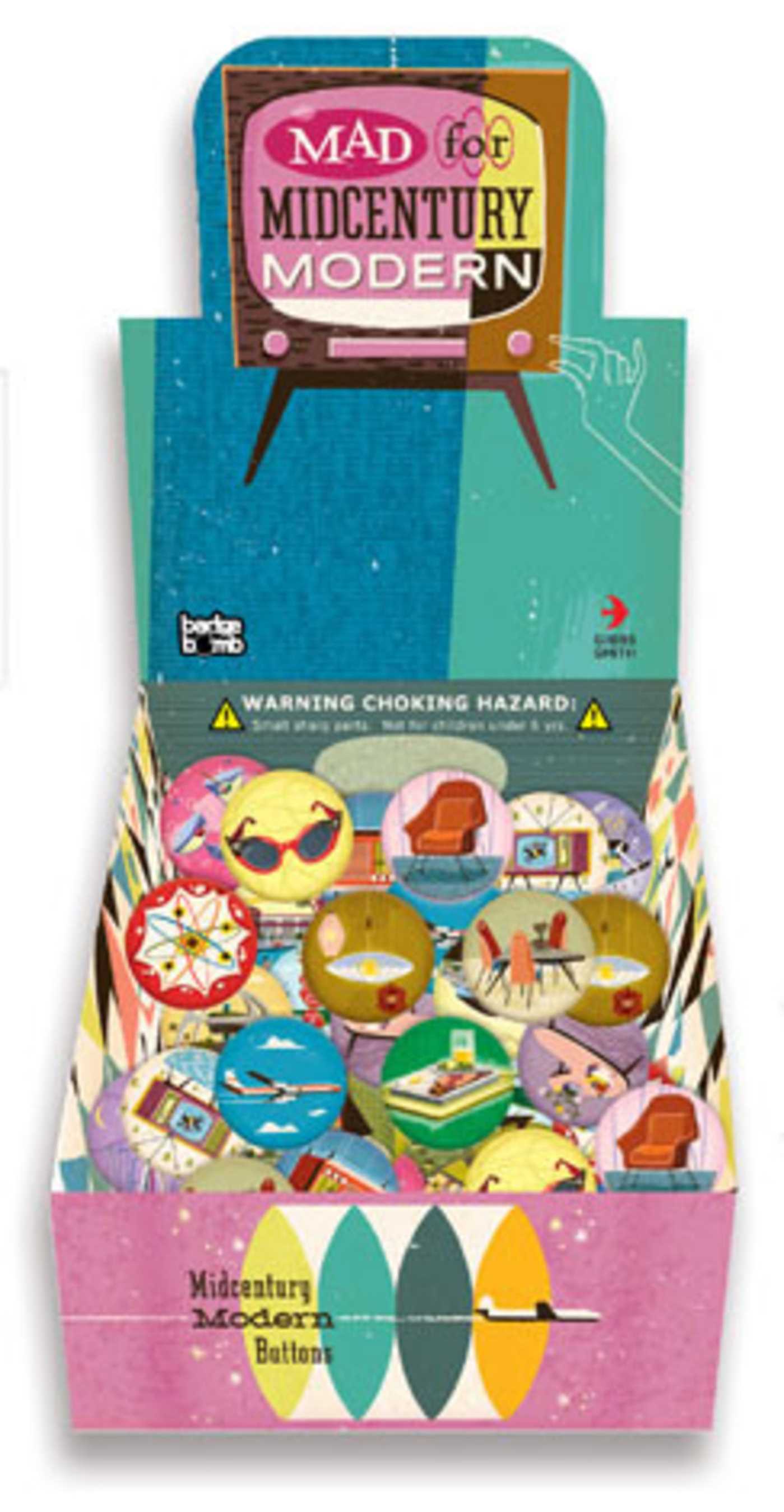 Mad for Midcentury Modern Button Box