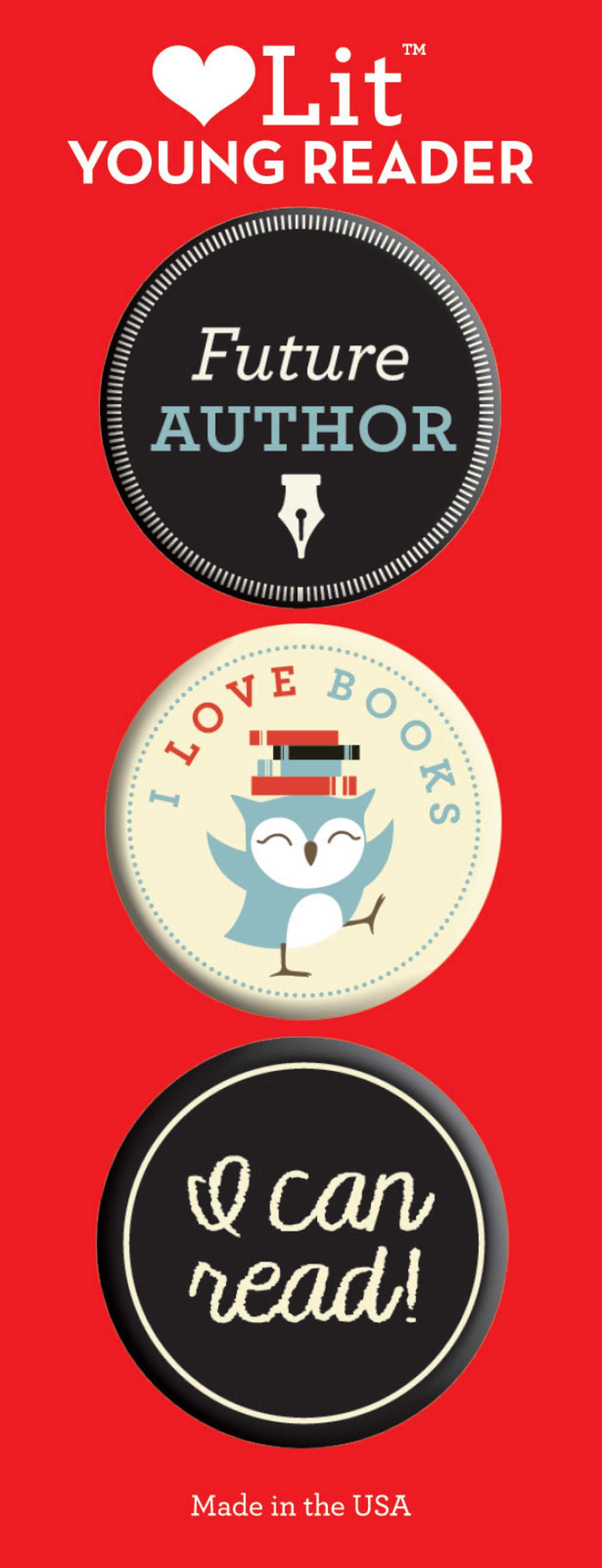 Young Reader 3-Button Assortment