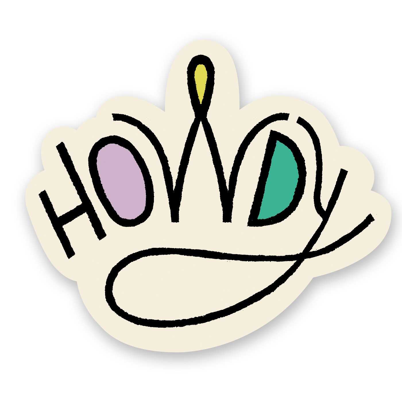 Howdy Sticker (Pack of 6)