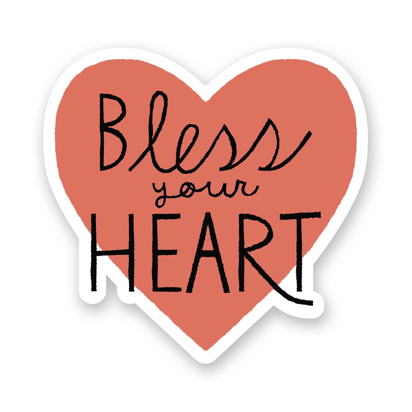 Bless Your Heart Sticker (Pack of 6)