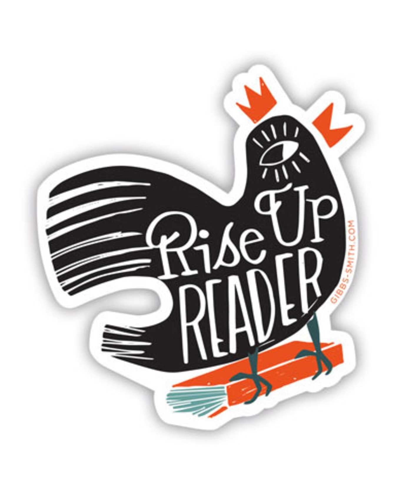 Rise Up Reader Sticker (Pack of 6)