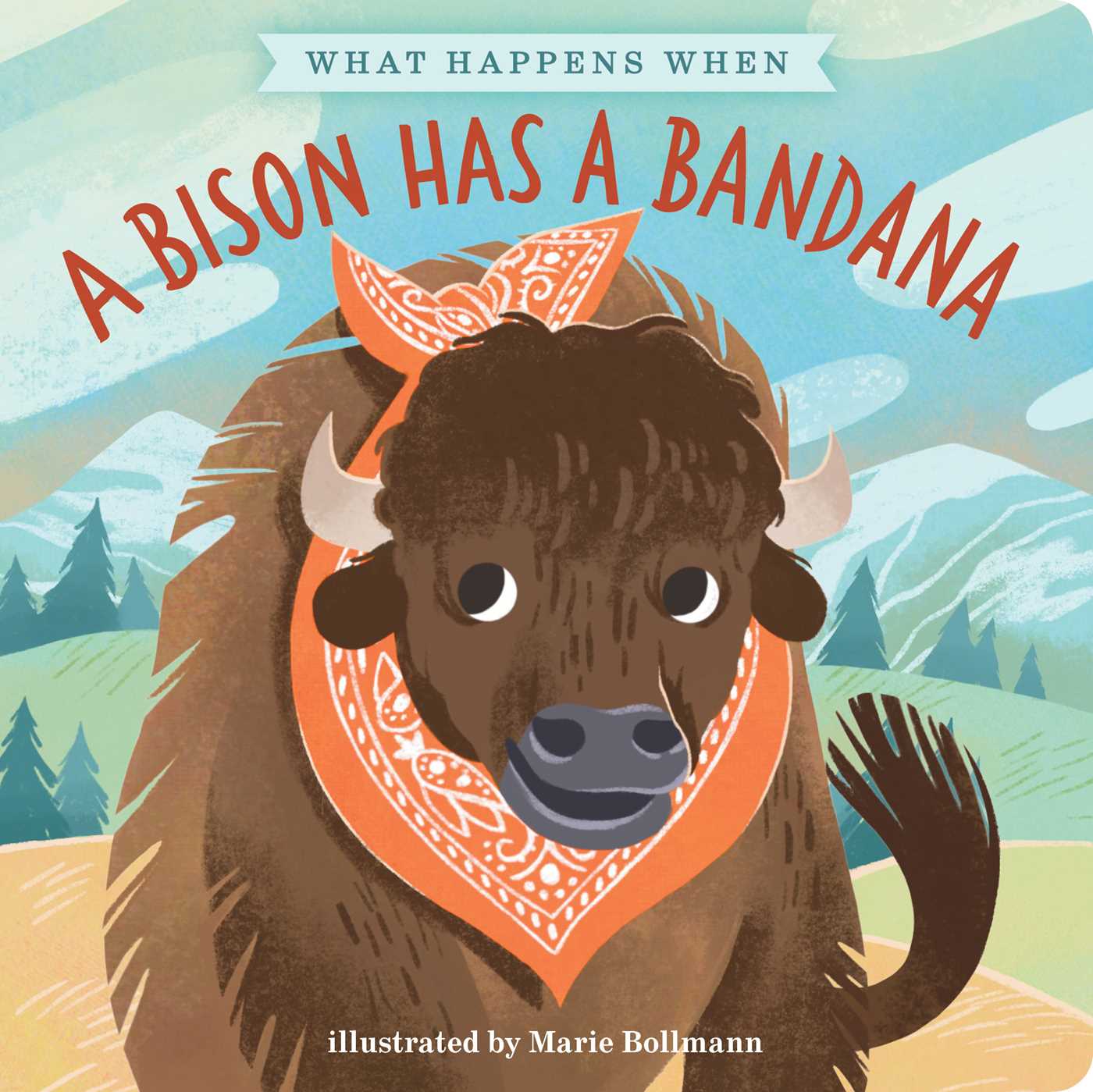Bison Has a Bandana
