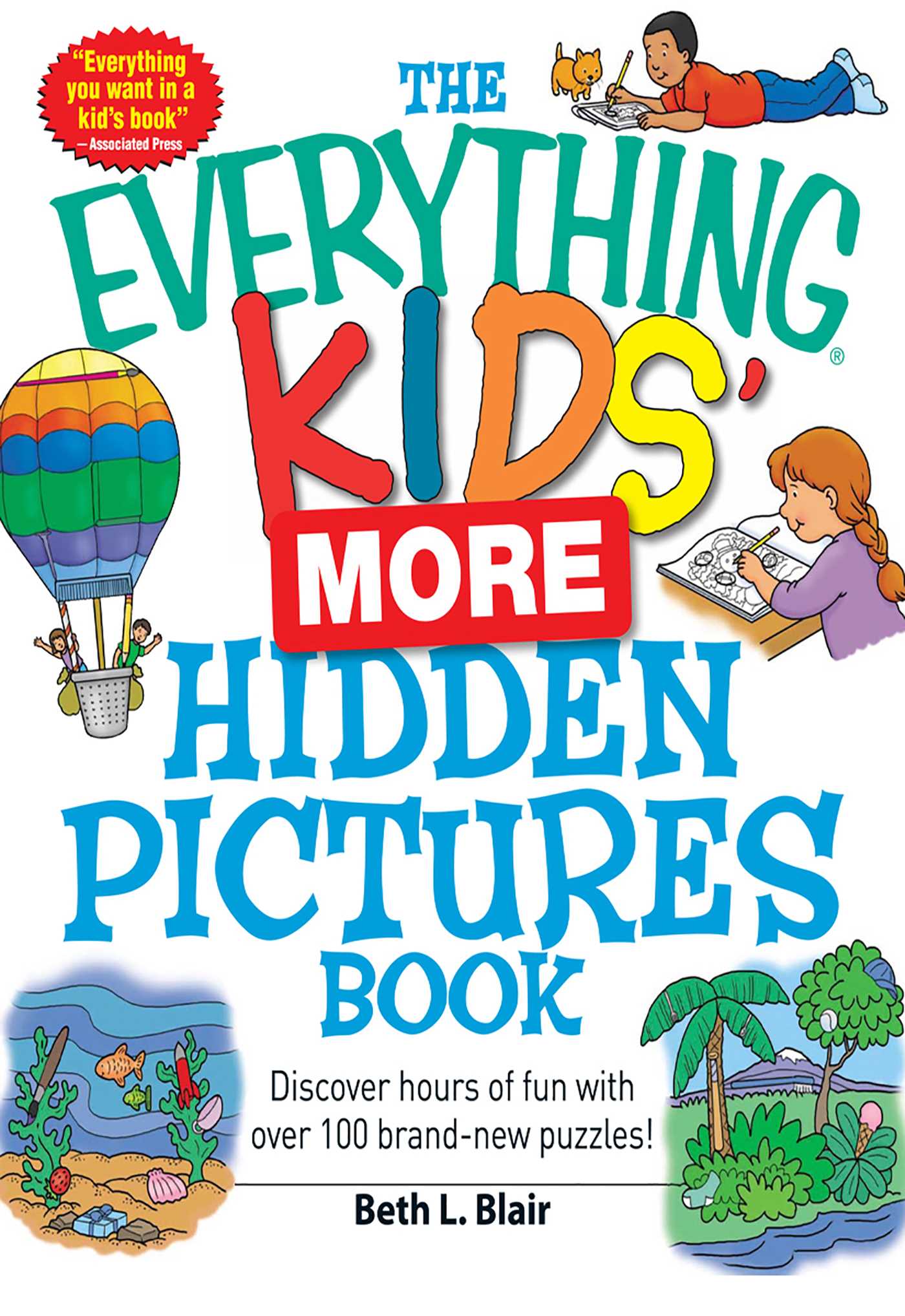 Everything Kids' More Hidden Pictures Book: Discover hours of fun with over 100 brand-new puzzles!