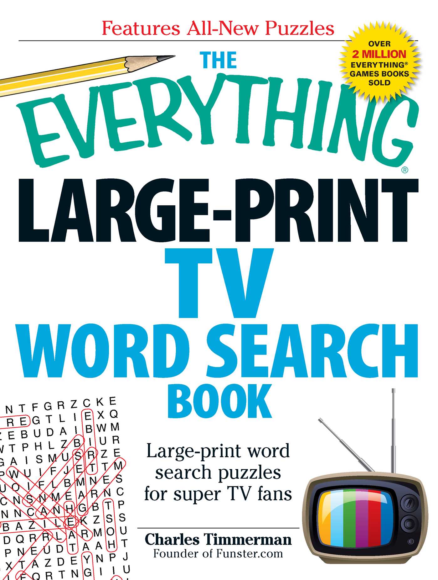Everything Large-Print TV Word Search Book: Large-print word search puzzles for super TV fans