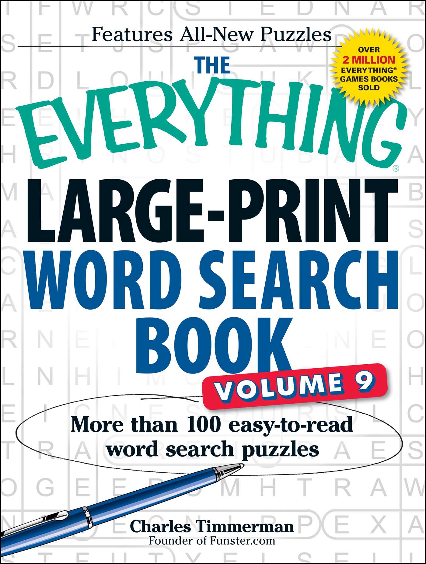 Everything Large-Print Word Search Book, Volume 9: More Than 100 Easy-to-Read Word Search Puzzles