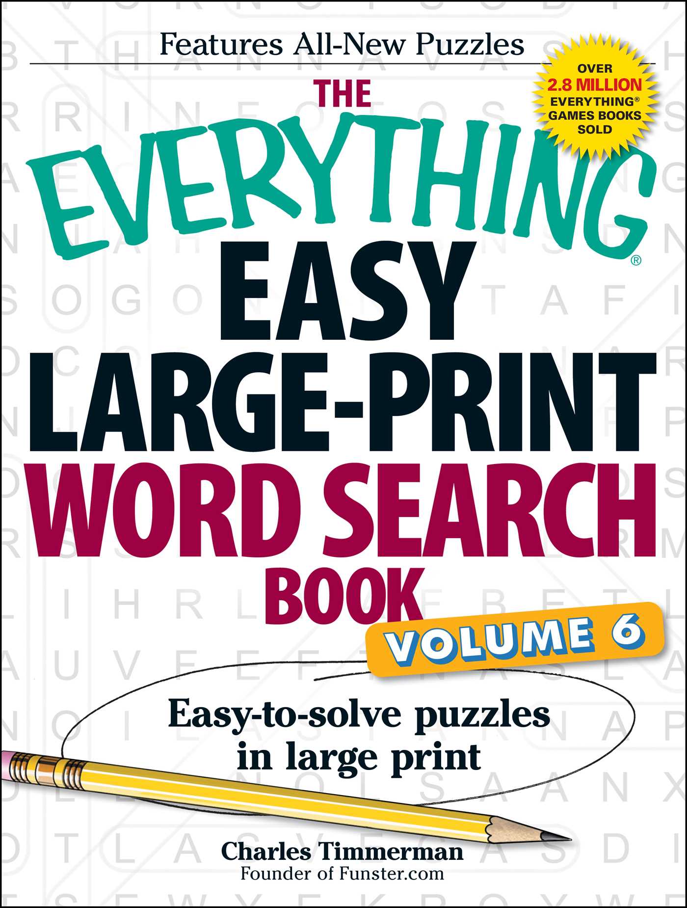 Everything Easy Large-Print Word Search Book, Volume 6: Easy-to-solve Puzzles in Large Print