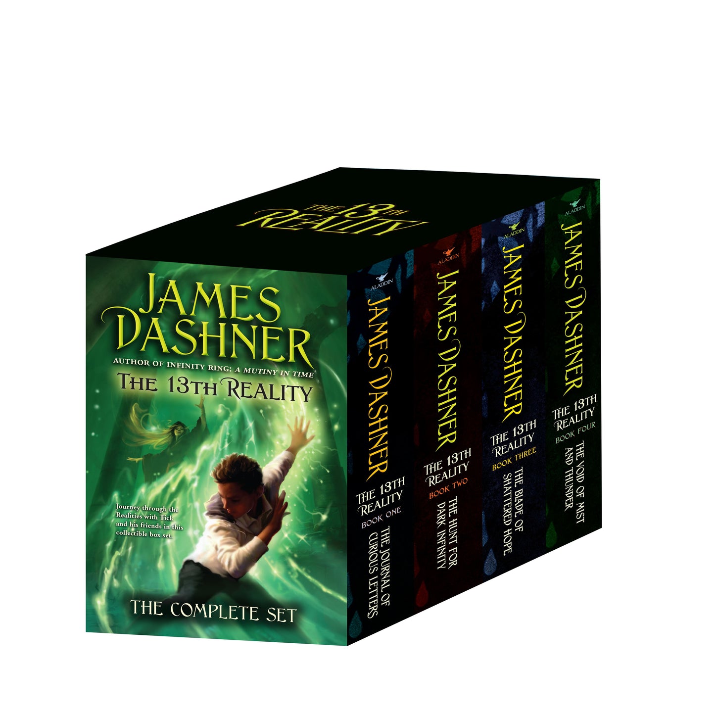 13th Reality The Complete Set (Boxed Set): The Journal of Curious Letters; The Hunt for Dark Infinity; The Blade of Shattered Hope; The Void of Mist and Thunder