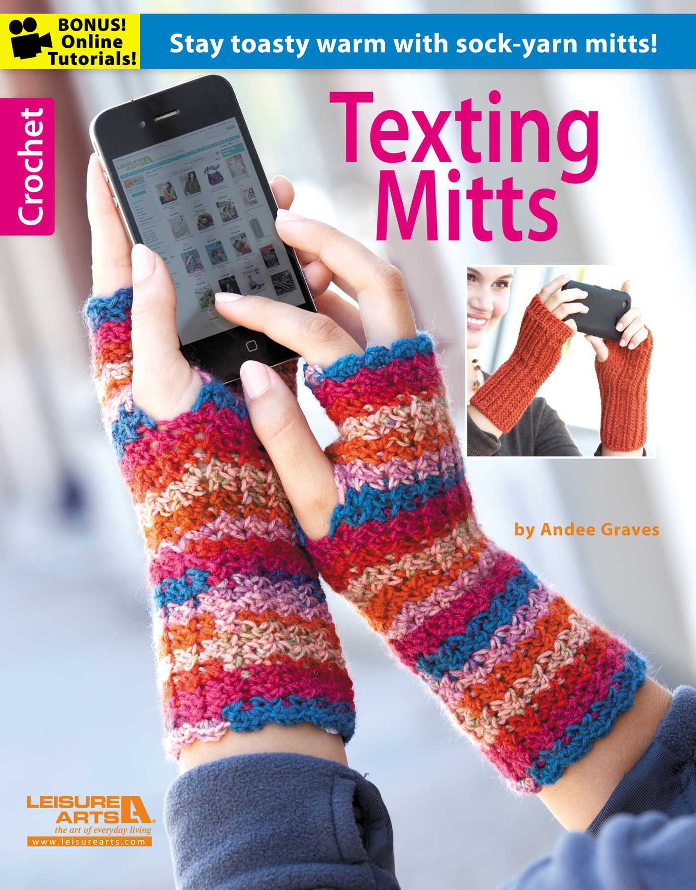 Texting Mitts—Stay Toasty Warm With Sock-Yarn Mitts!
