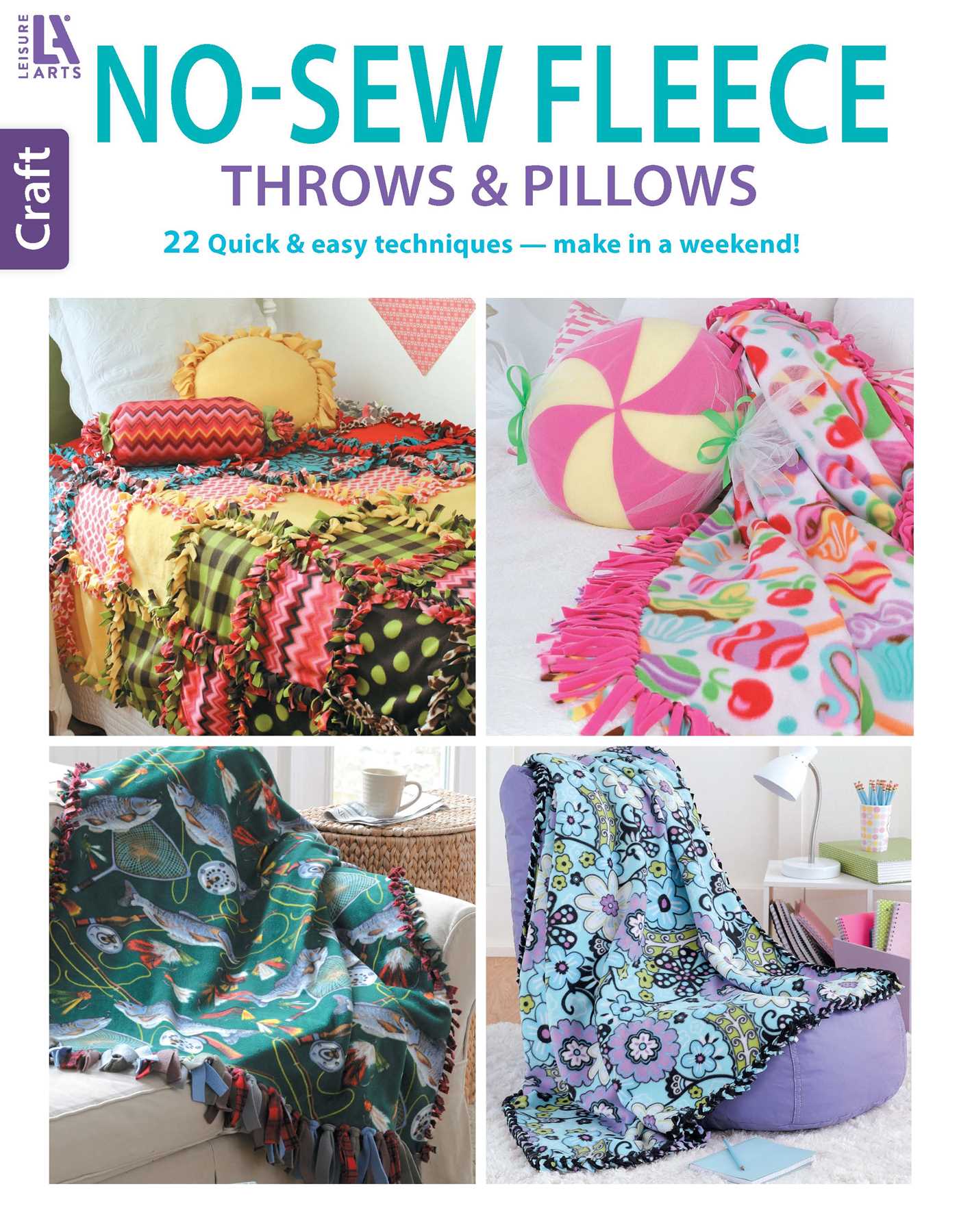 No-Sew Fleece Throws & Pillows