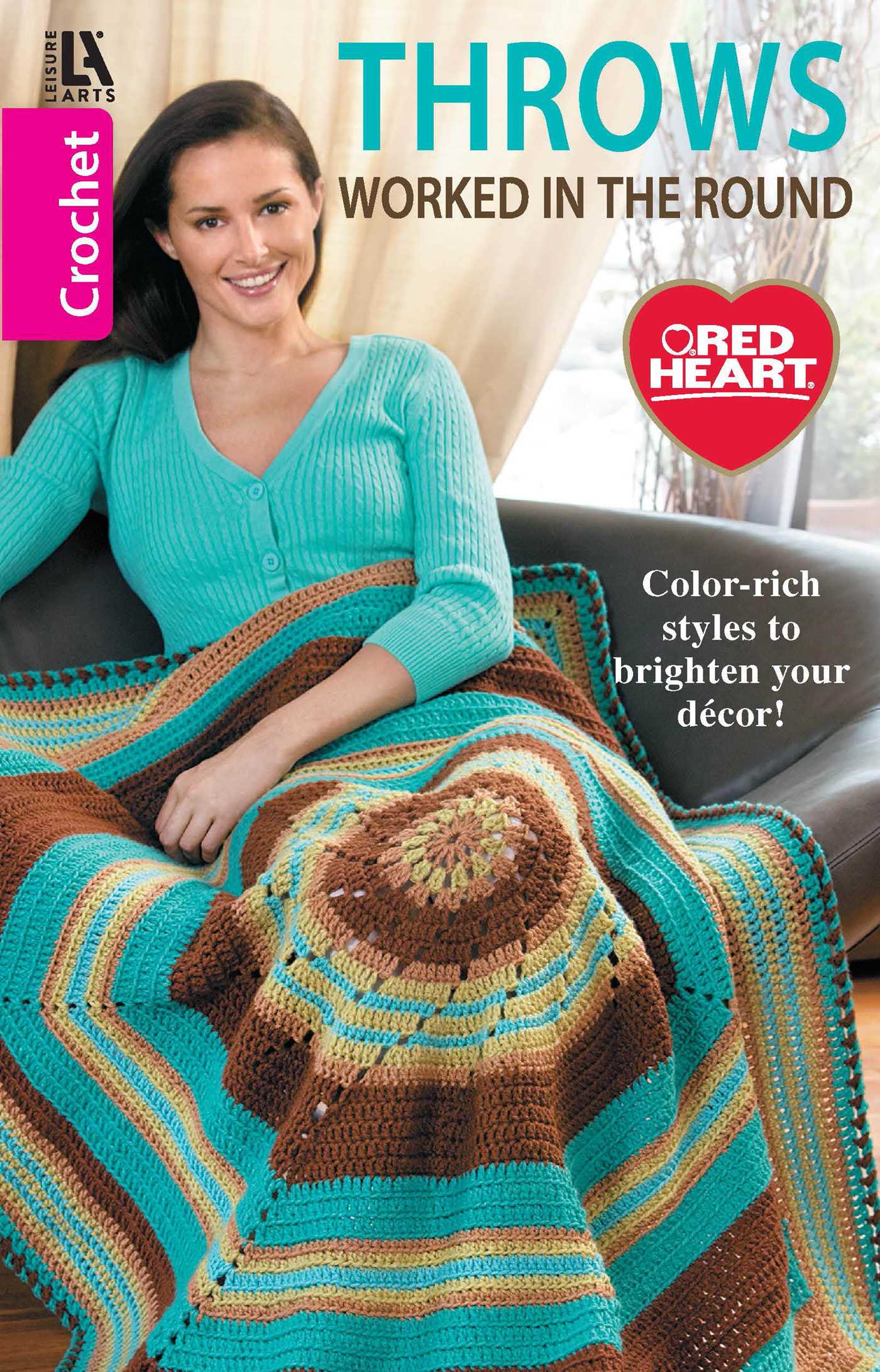 Crochet Throws Worked in the Round