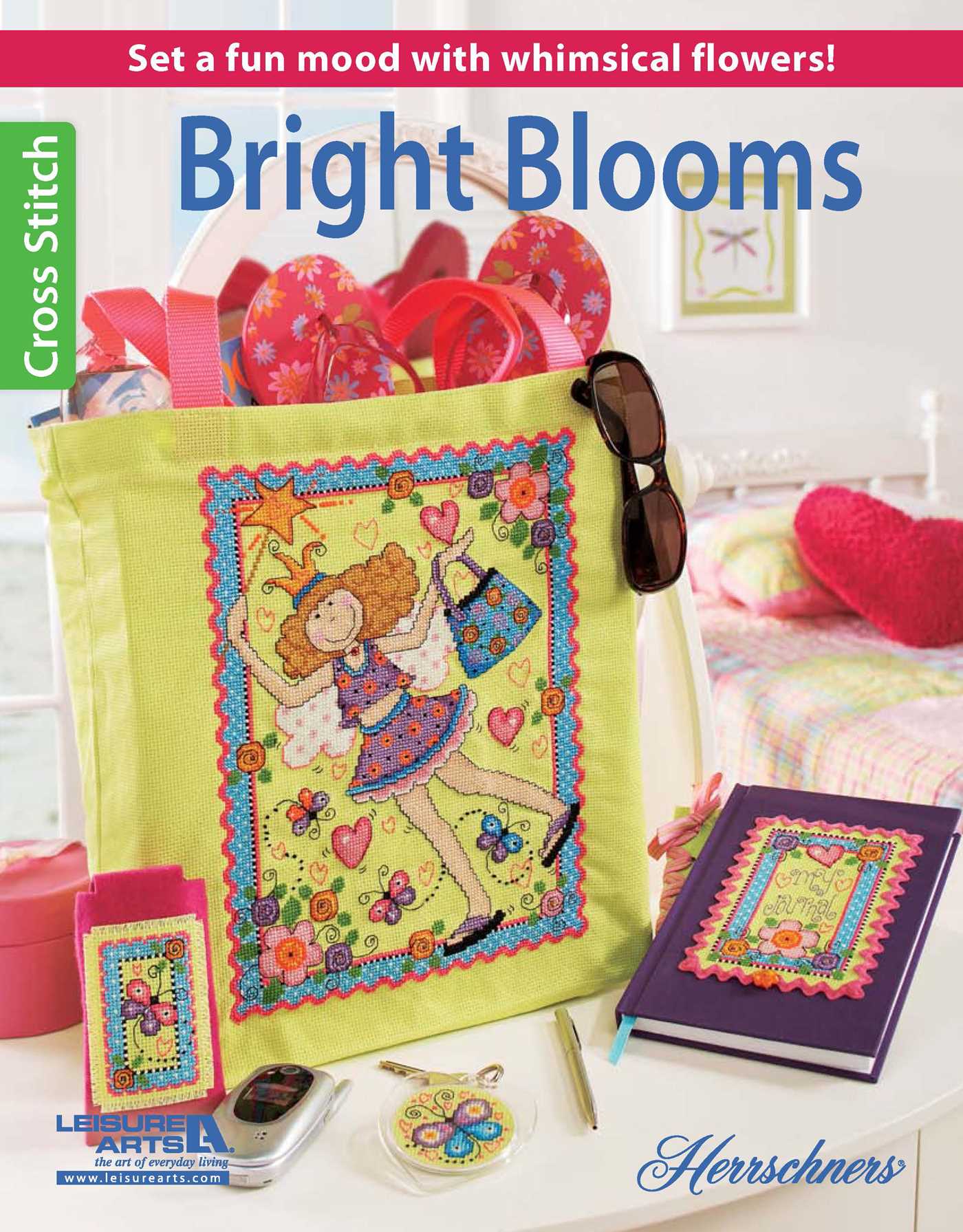 Bright Blooms Cross Stitch