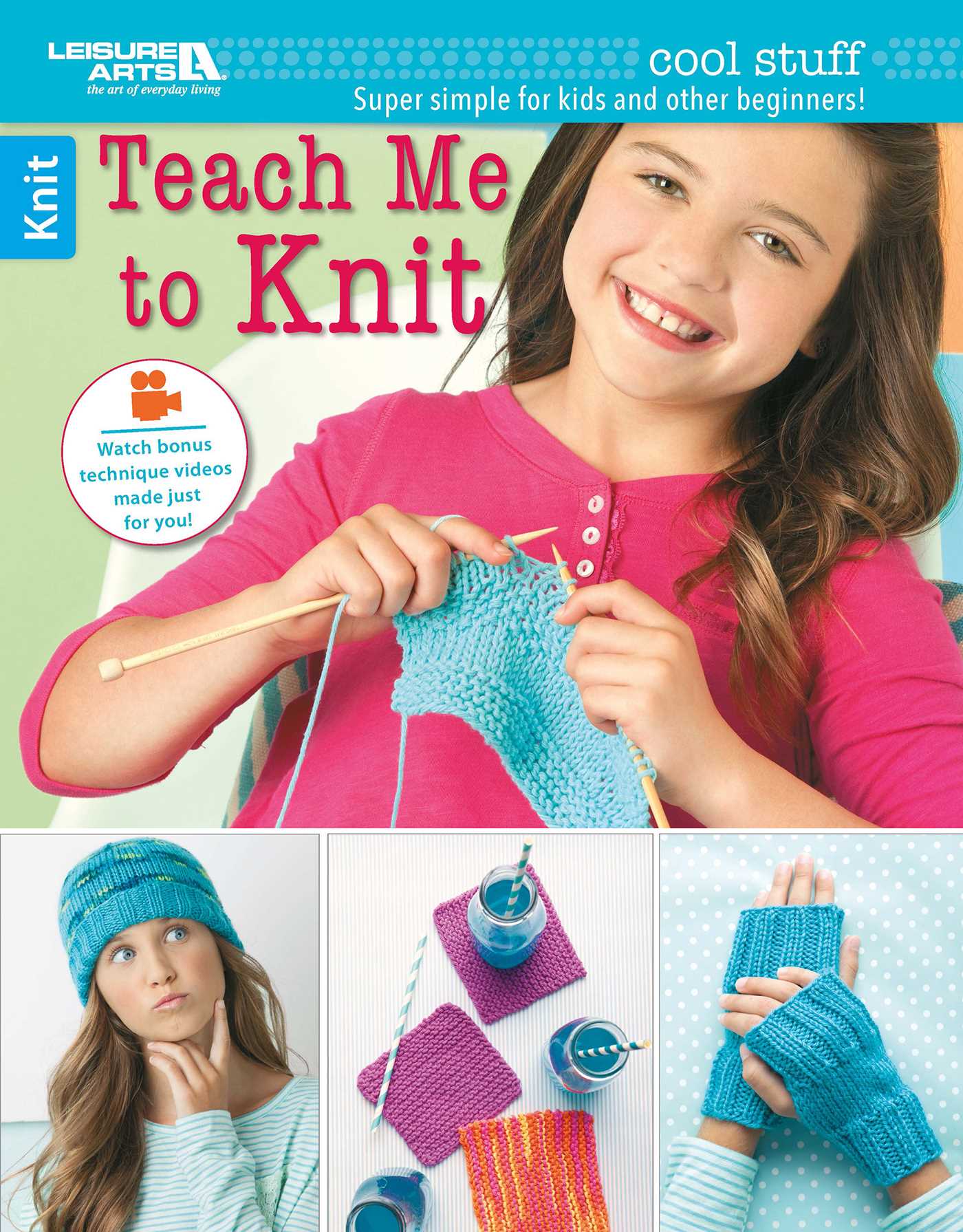 Cool Stuff Teach Me to Knit—13 Projects for Kids 9-14