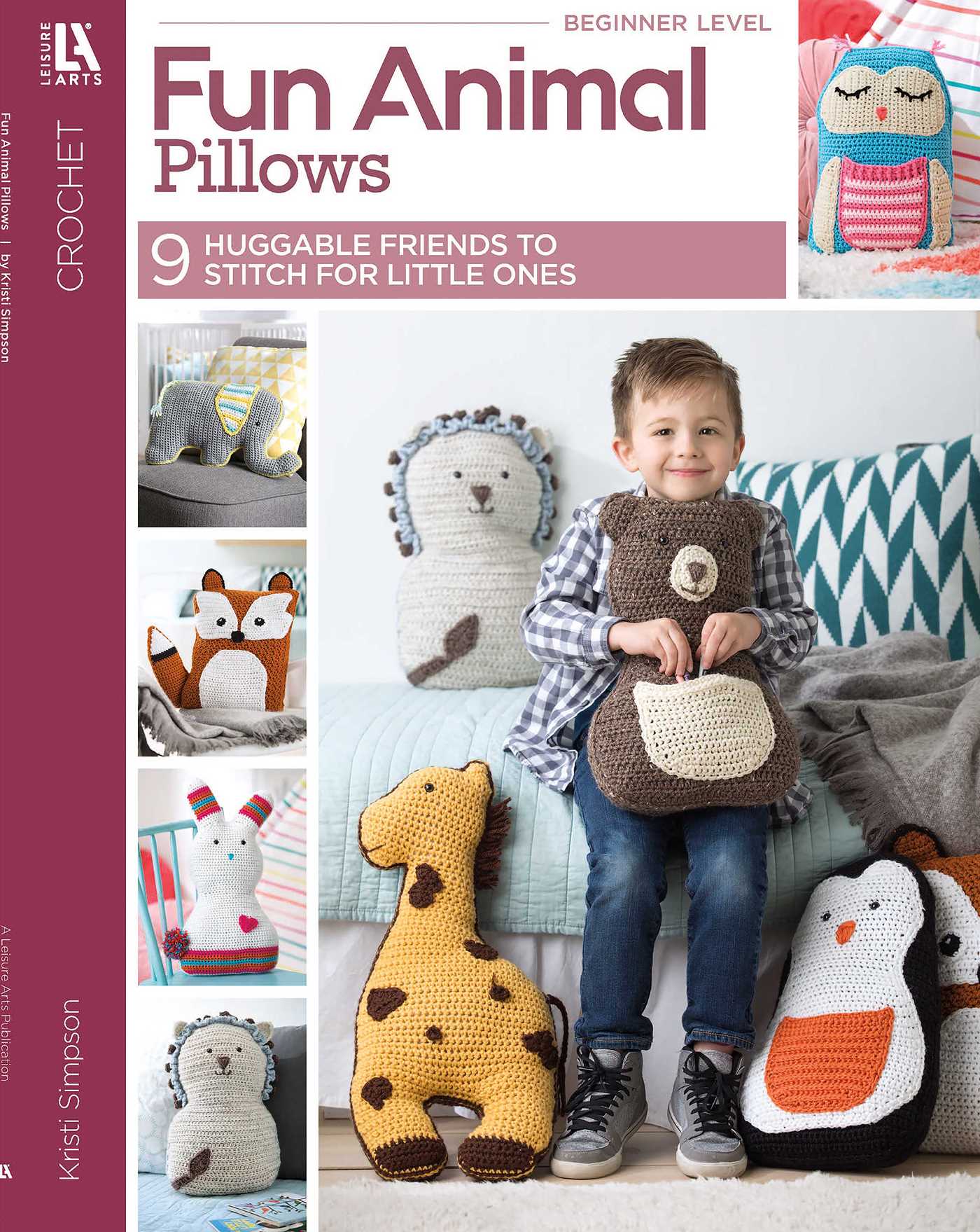 Fun Animal Pillows—9 Huggable Friends to Stitch for Little Ones