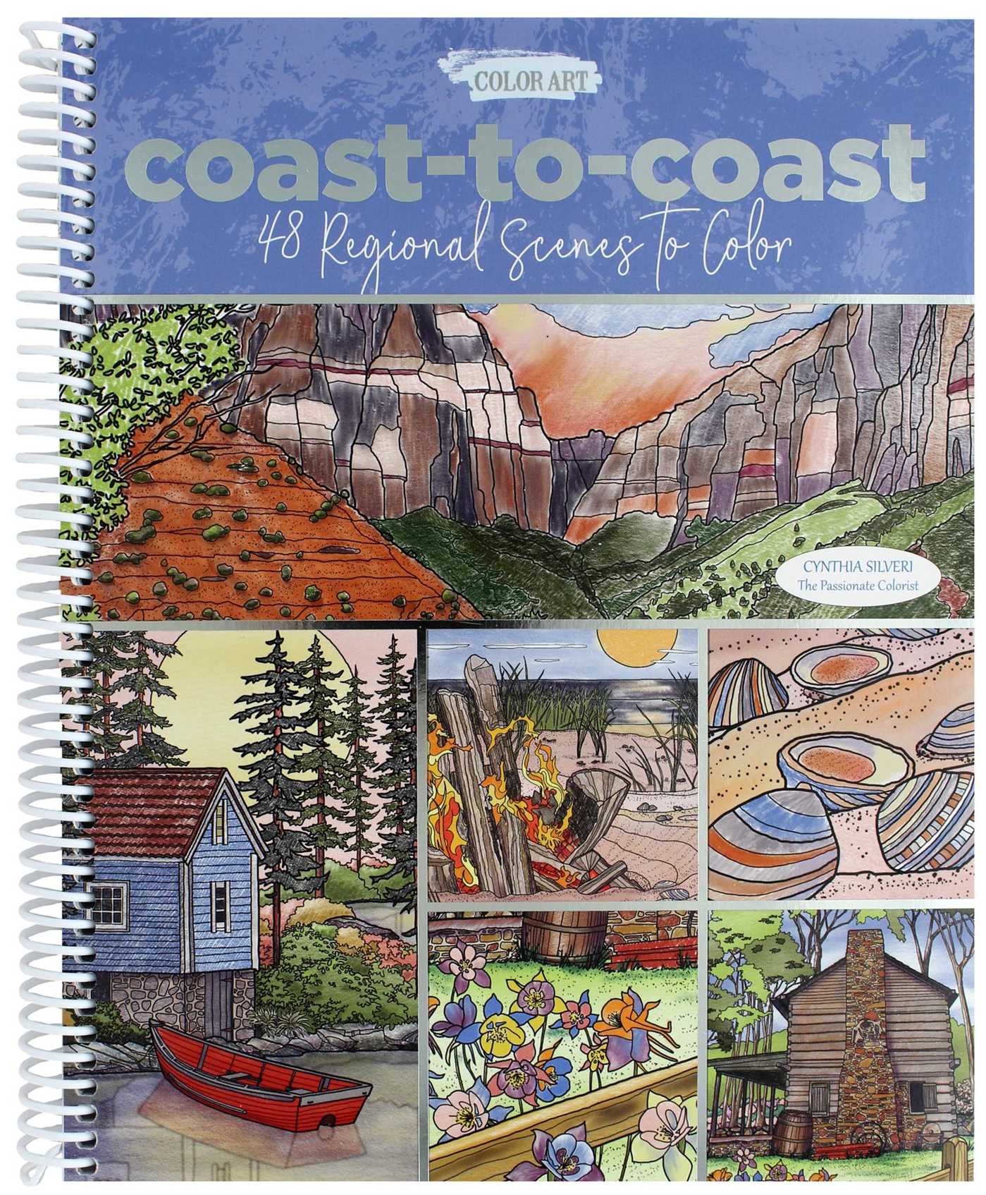 Coast to Coast Coloring Book