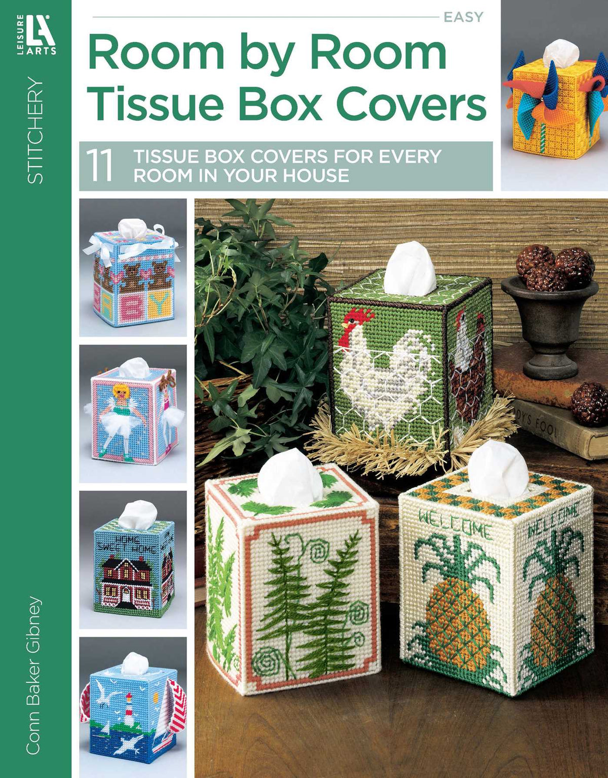 Room by Room Pastic Canvas Tissue Box Covers
