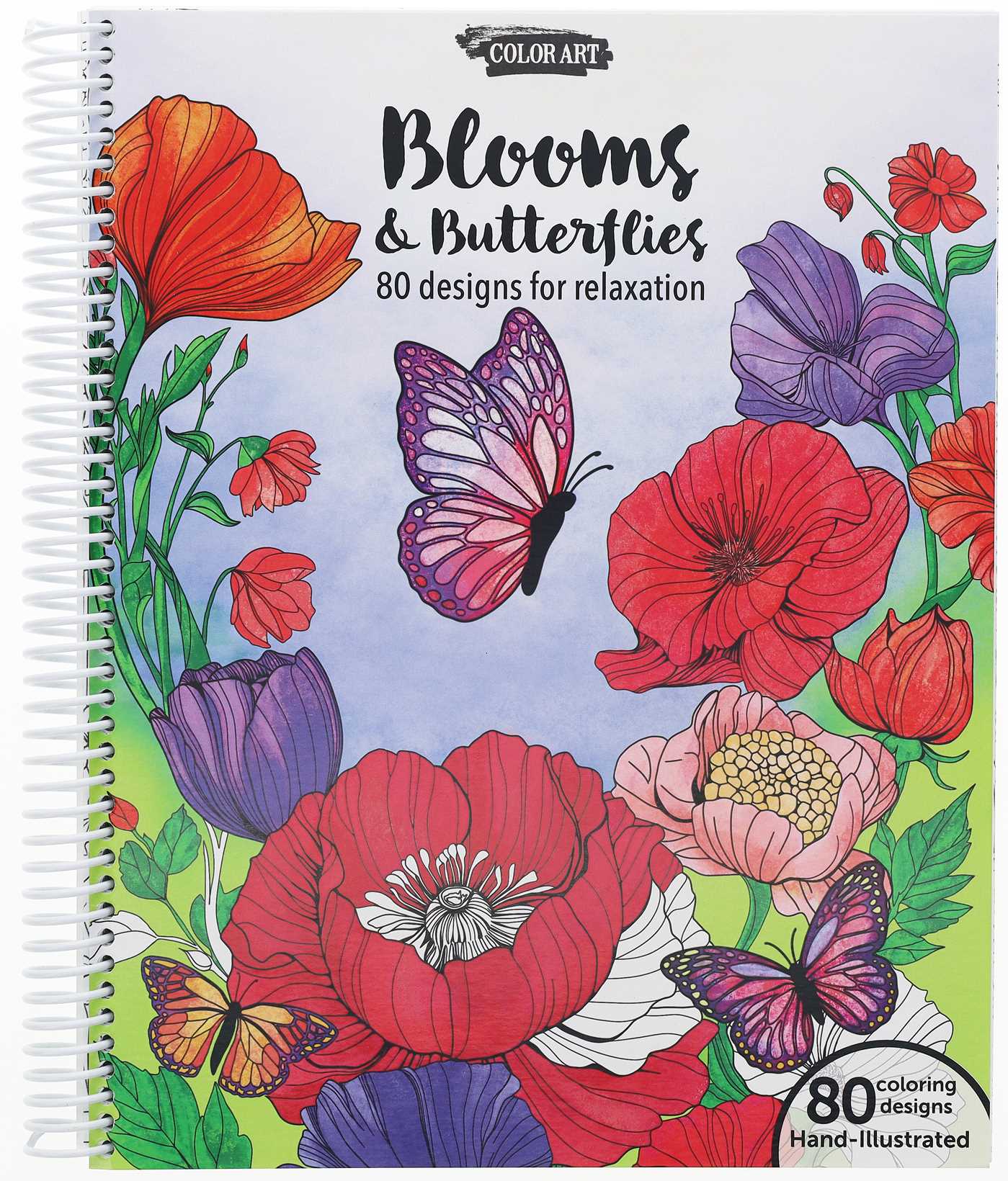 Blooms & Butterflies Coloring Book