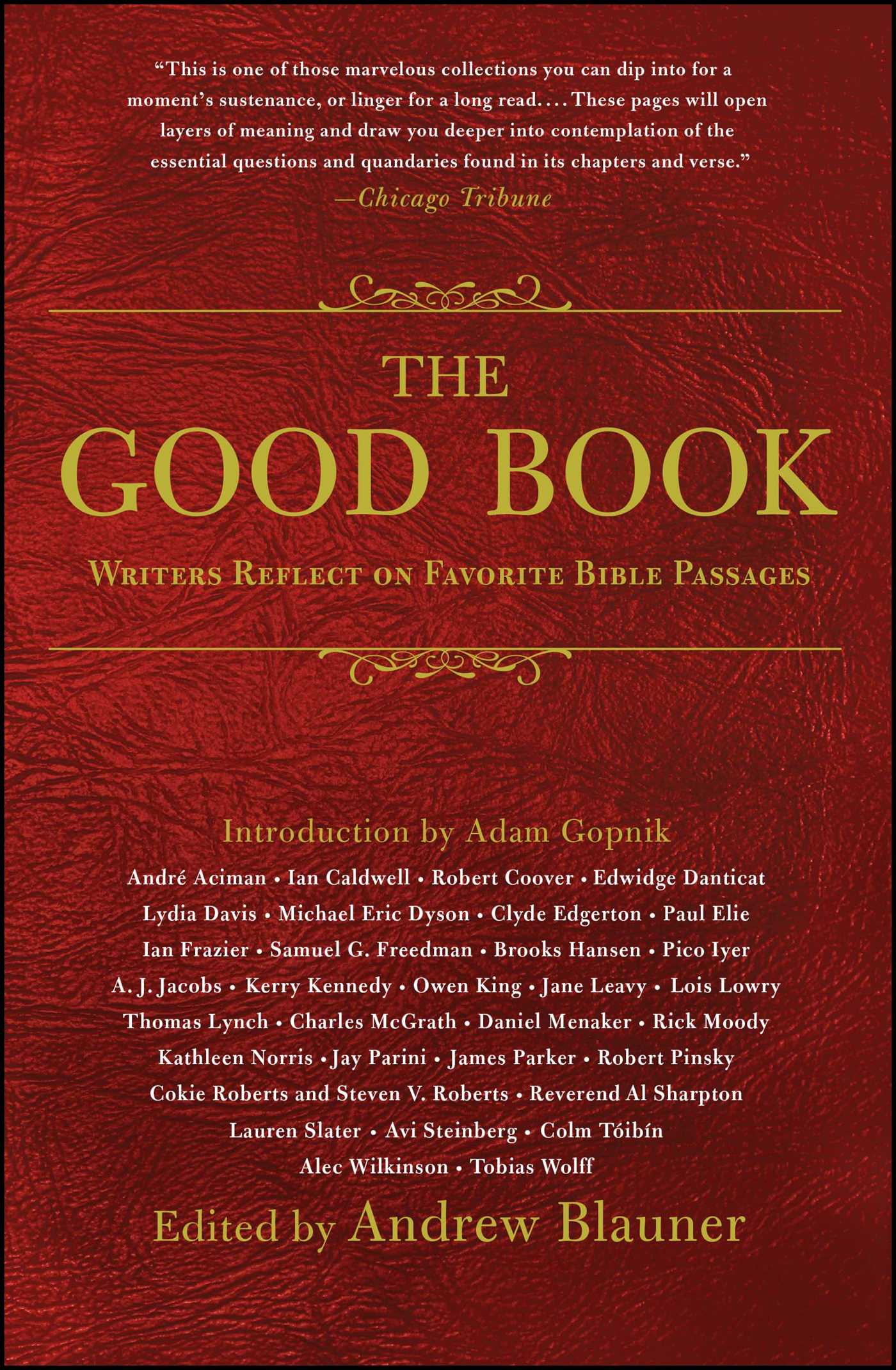 Good Book: Writers Reflect on Favorite Bible Passages