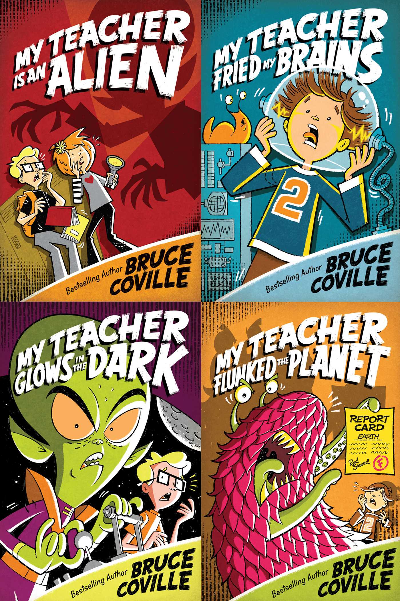 My Teacher Is an Alien Collected Set: My Teacher Is an Alien; My Teacher Fried My Brains; My Teacher Glows in the Dark; My Teacher Flunked the Planet