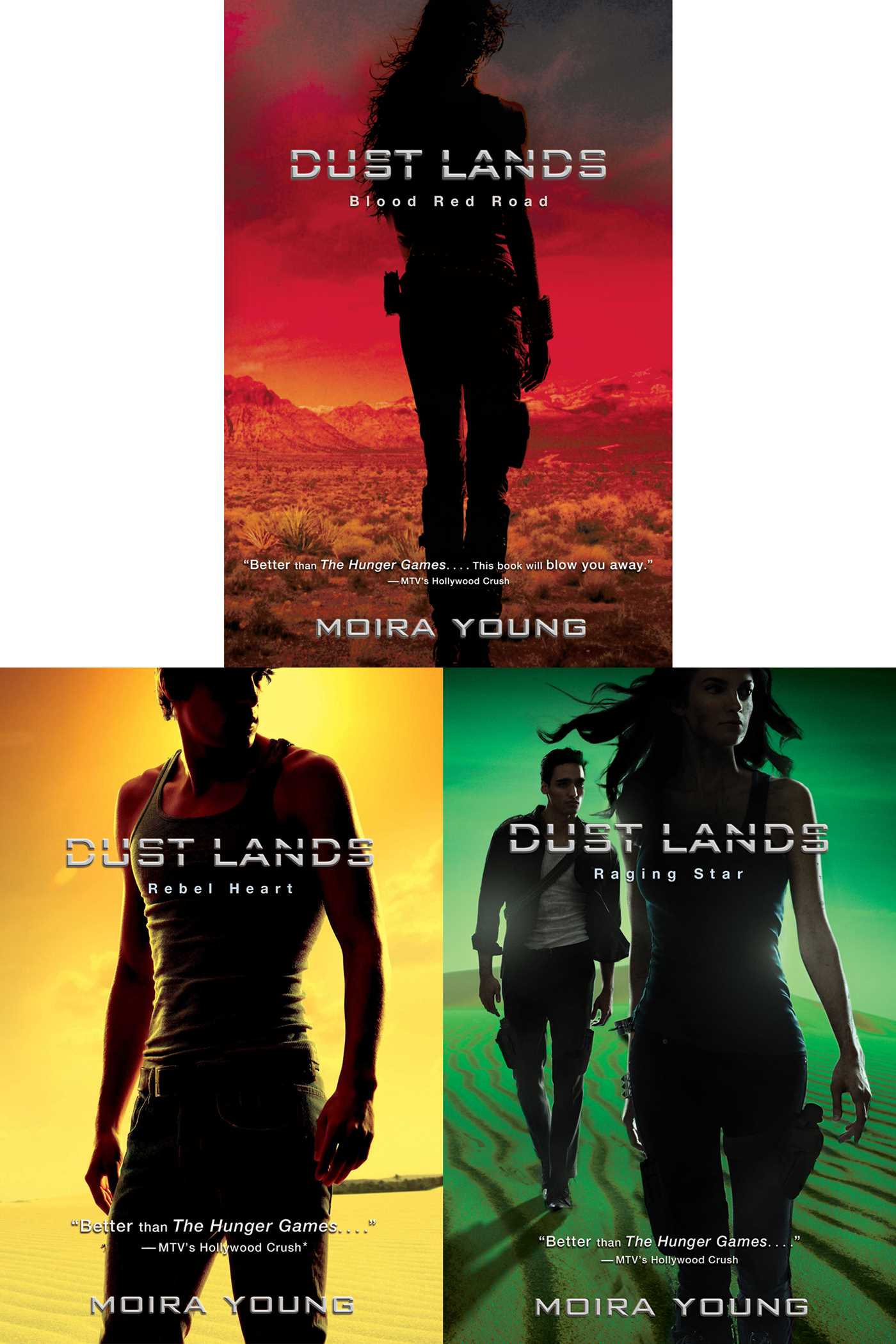 Dust Lands Trilogy (Collected Set): Blood Red Road; Rebel Heart; Raging Star