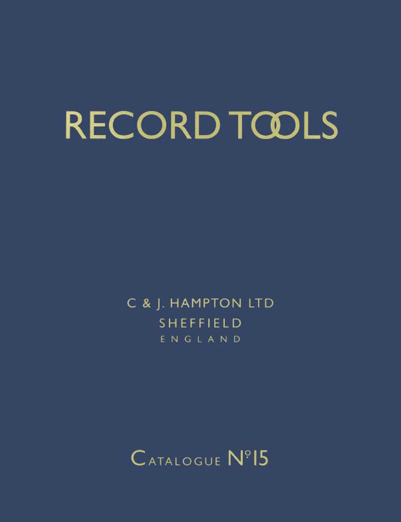 Record Tools: No. 15