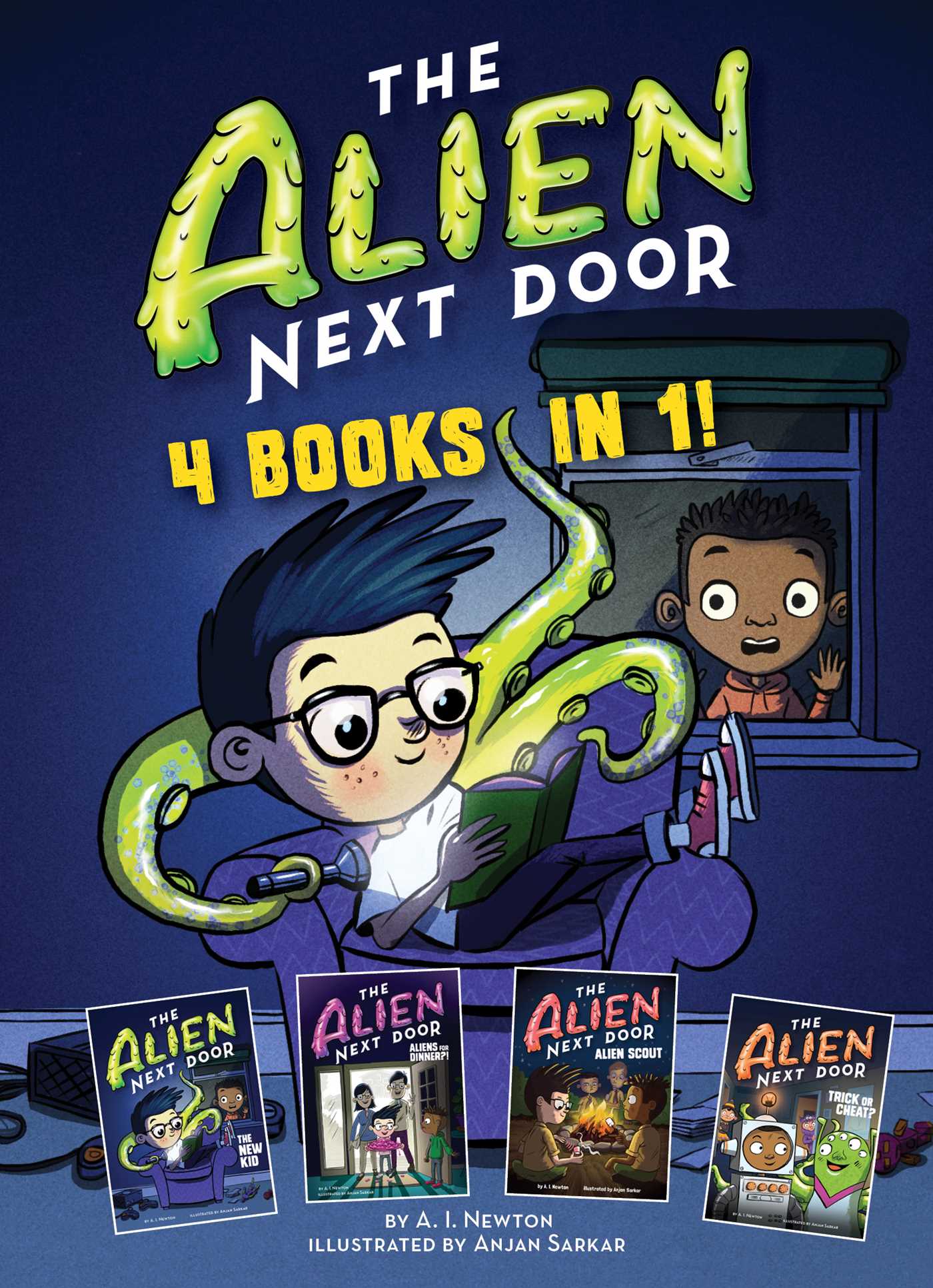 Alien Next Door: 4 books in 1!