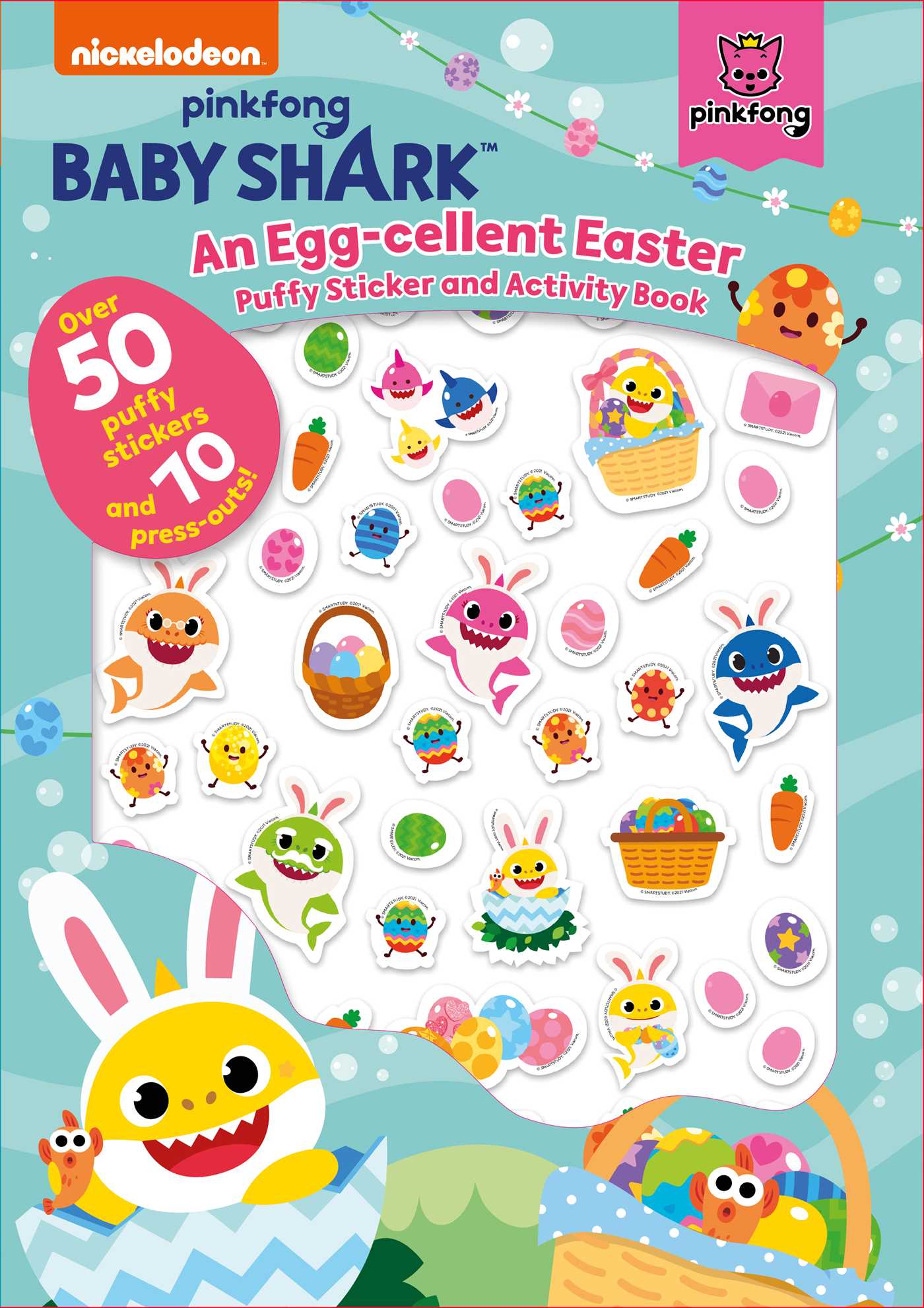 Baby Shark: An Egg-cellent Easter Puffy Sticker and Activity Book