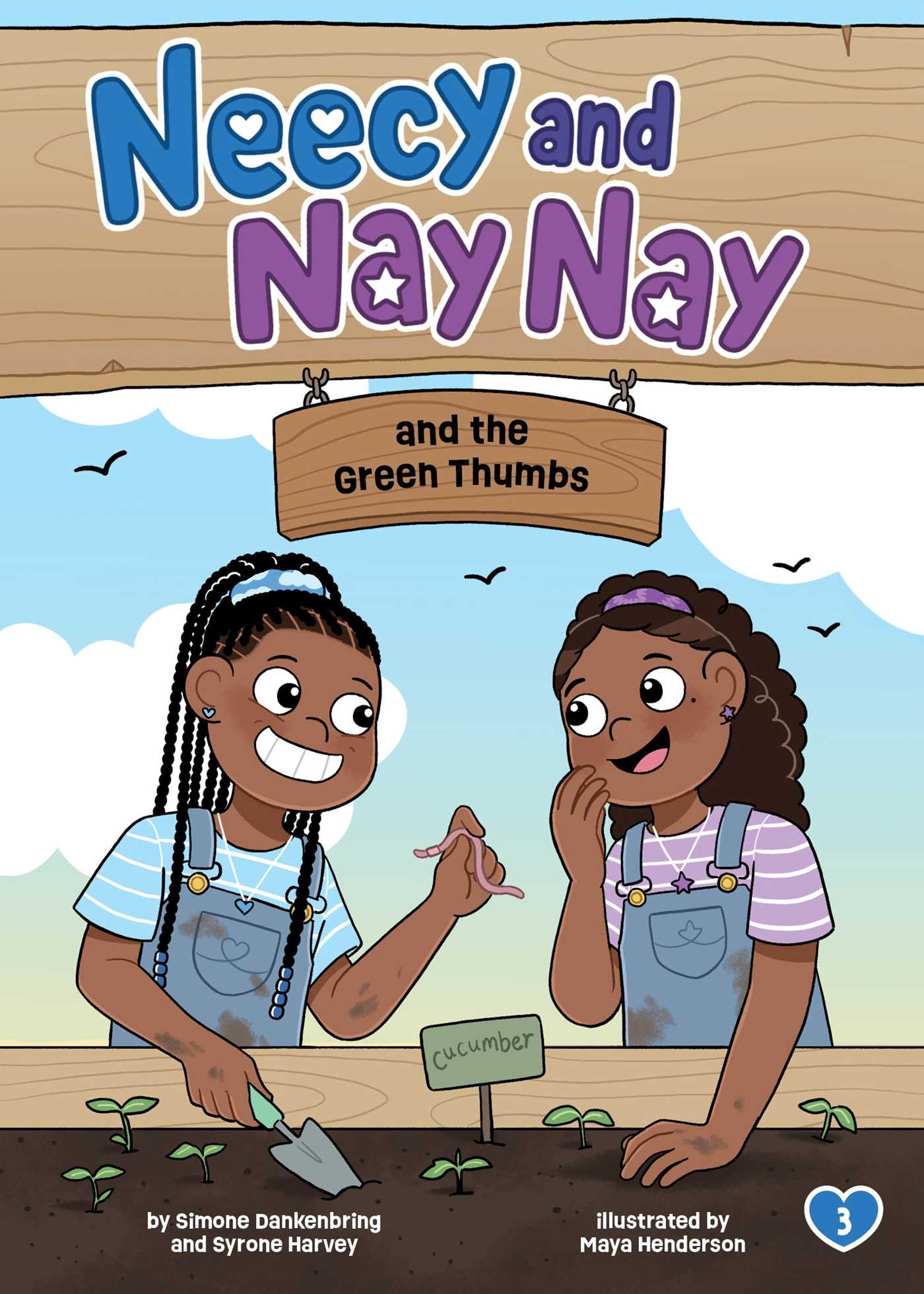 Neecy and Nay Nay and the Green Thumbs (Neecy and Nay Nay #3) (A Funny Chapter Book Series About Twin Girls)