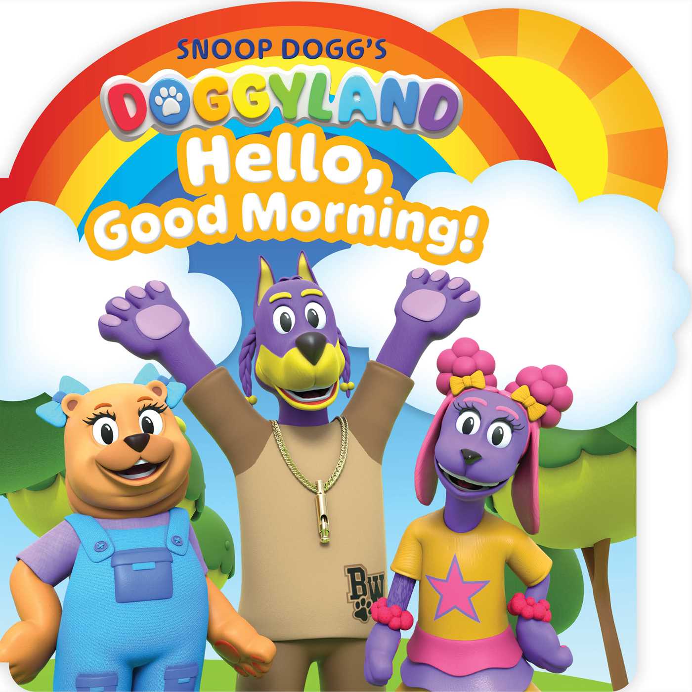 Snoop Dogg's Doggyland: Hello, Good Morning! (A Snoop Dogg Doggyland Shaped Board Book for Kids)