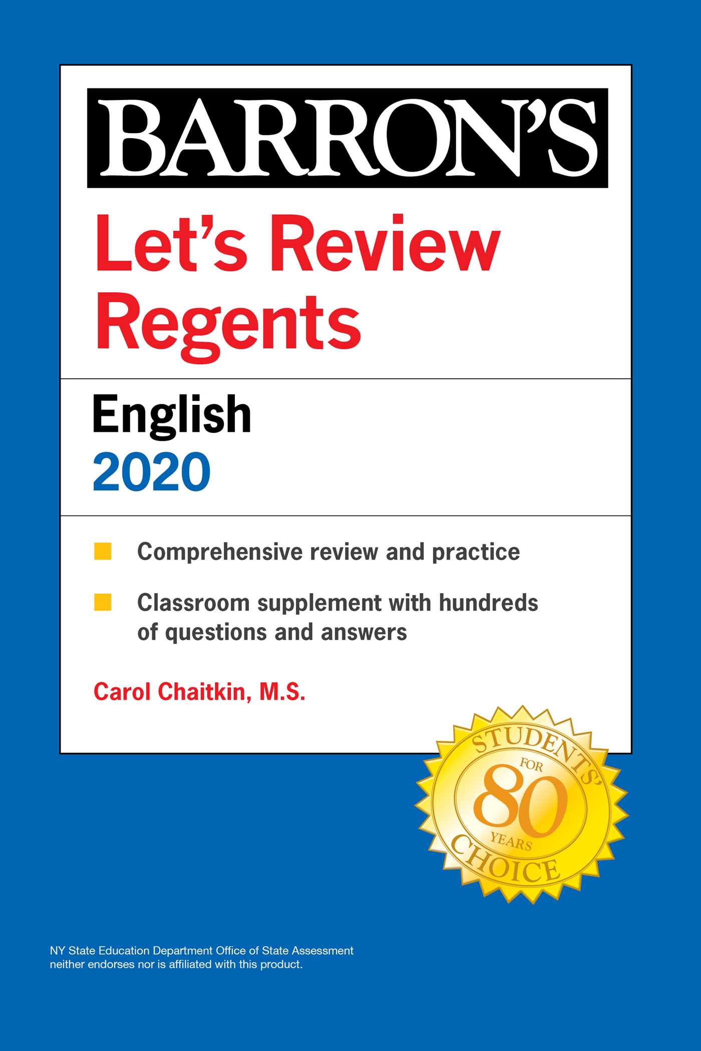 Let's Review Regents: English 2020