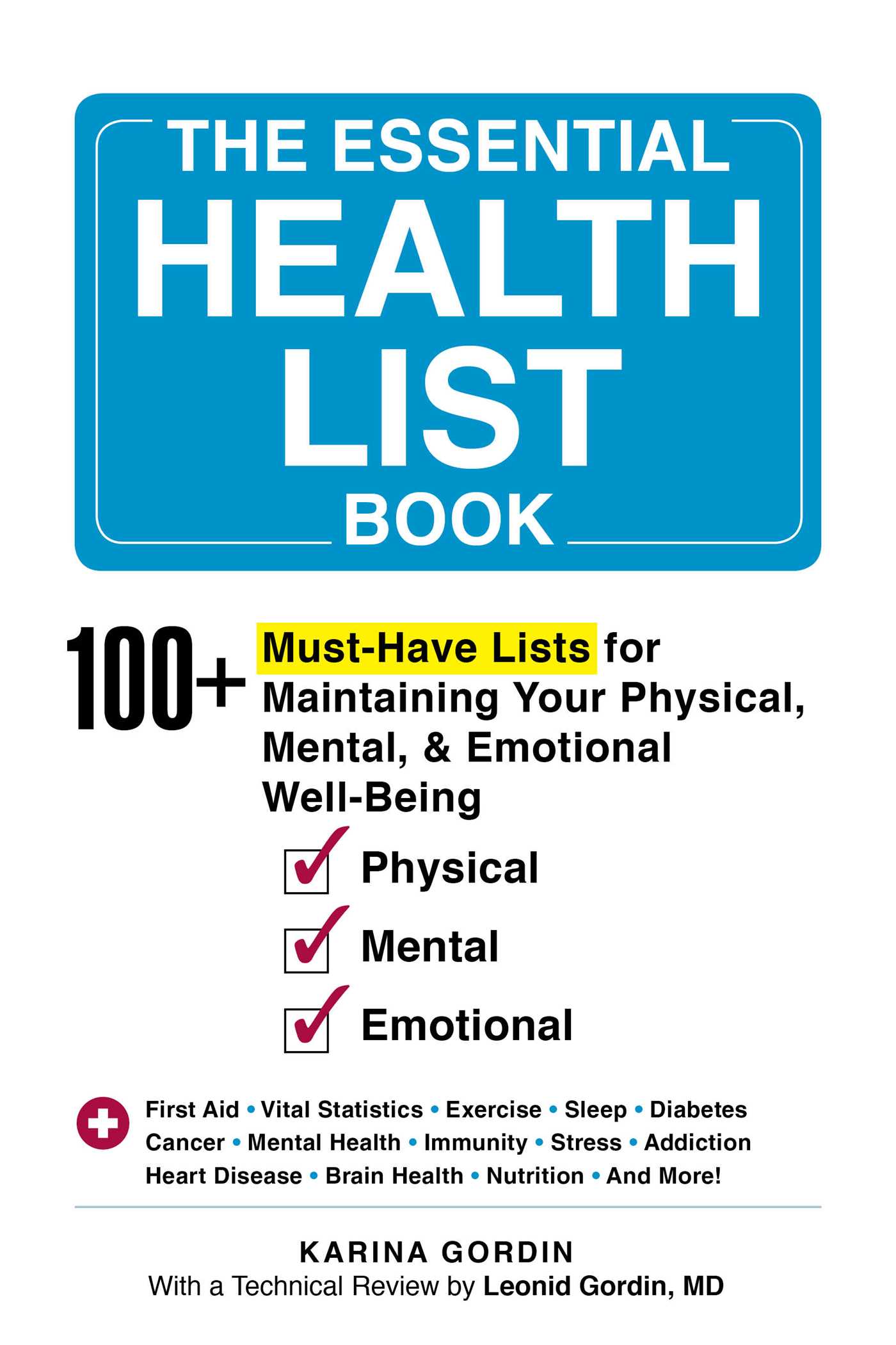 Essential Health List Book: 100+ Must-Have Lists for Maintaining Your Physical, Mental, & Emotional Well-Being