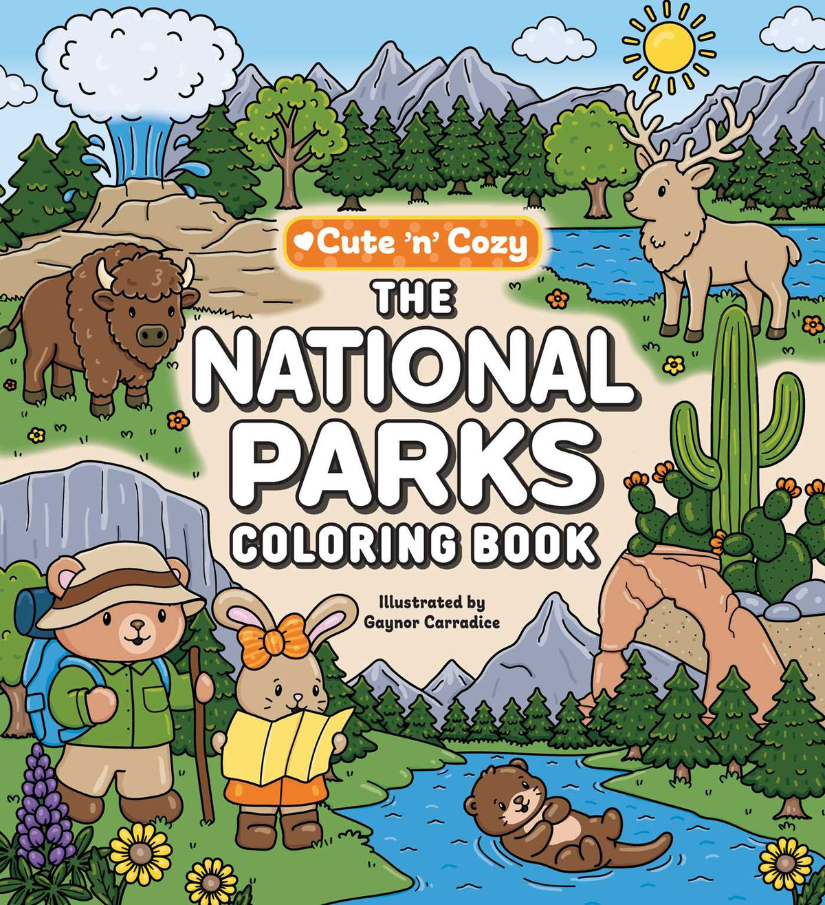 National Parks Coloring Book