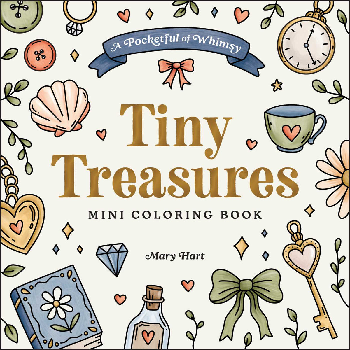 Tiny Treasures Mini Coloring Book