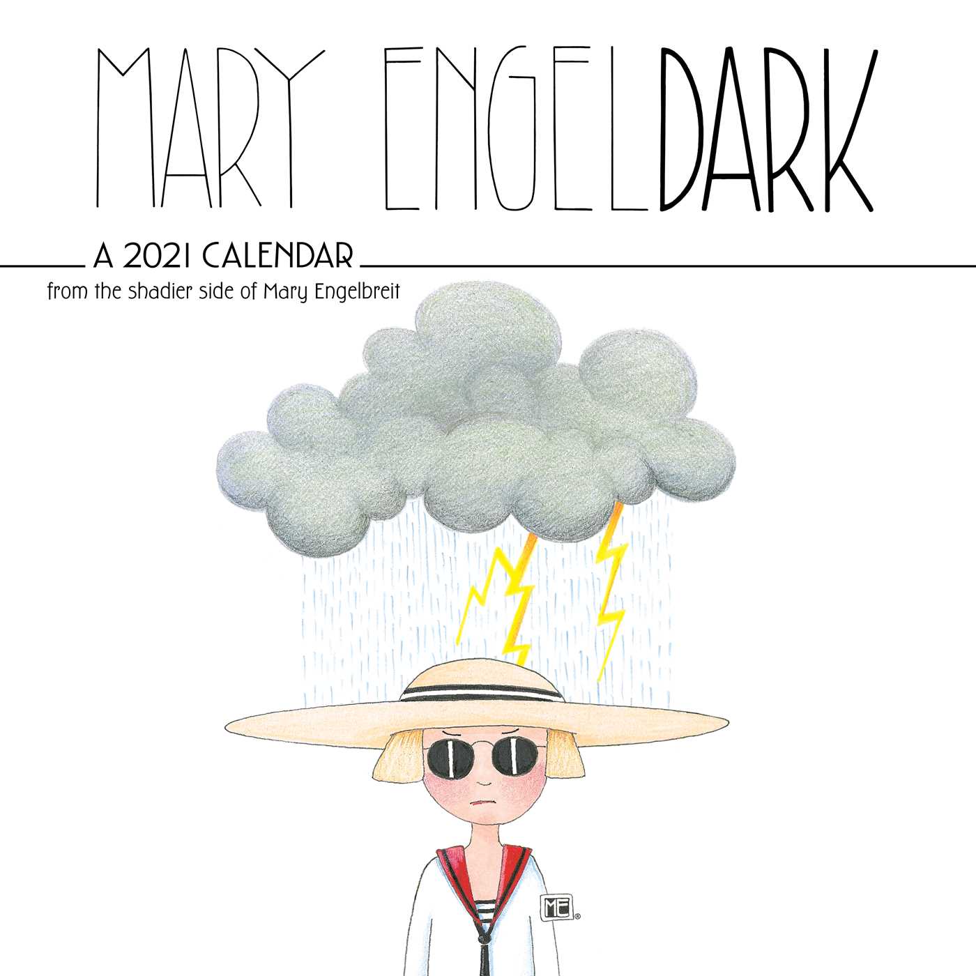 Mary EngelDark 2021 Wall Calendar