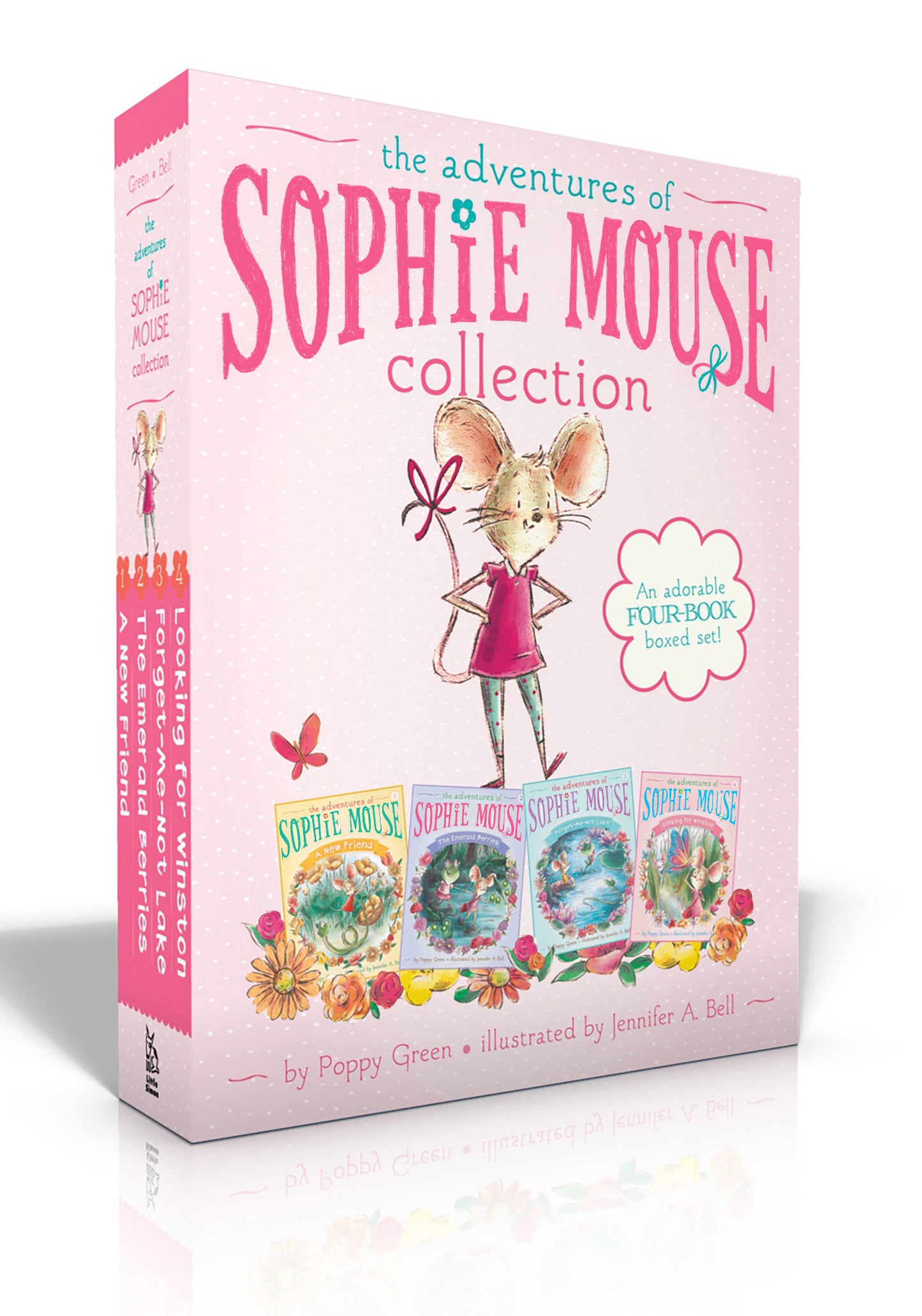 Adventures of Sophie Mouse Collection (Boxed Set): A New Friend; The Emerald Berries; Forget-Me-Not Lake; Looking for Winston