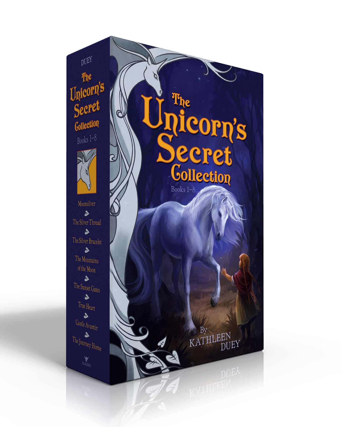 Unicorn's Secret Collection (Boxed Set): Moonsilver; The Silver Thread; The Silver Bracelet; The Mountains of the Moon; The Sunset Gates; True Heart; Castle Avamir; The Journey Home