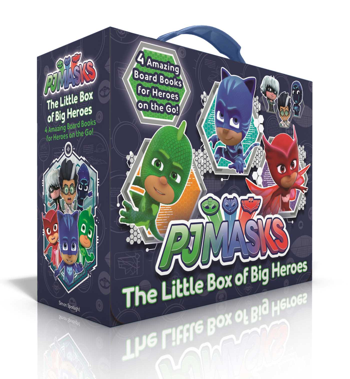 Little Box of Big Heroes (Boxed Set): PJ Masks Save the Library; Hero School; Super Cat Speed; Race to the Moon!