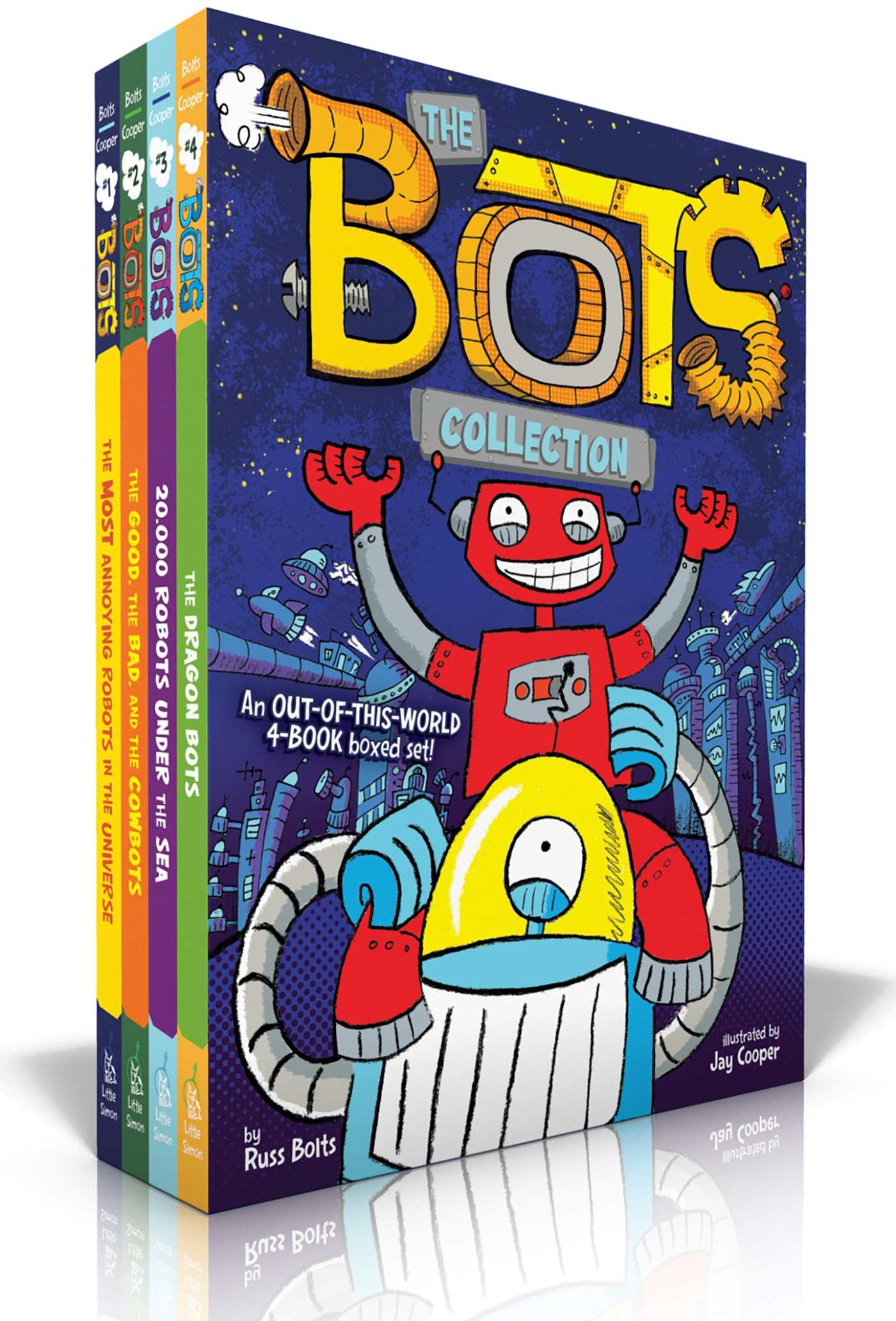 Bots Collection (Boxed Set): The Most Annoying Robots in the Universe; The Good, the Bad, and the Cowbots; 20,000 Robots Under the Sea; The Dragon Bots