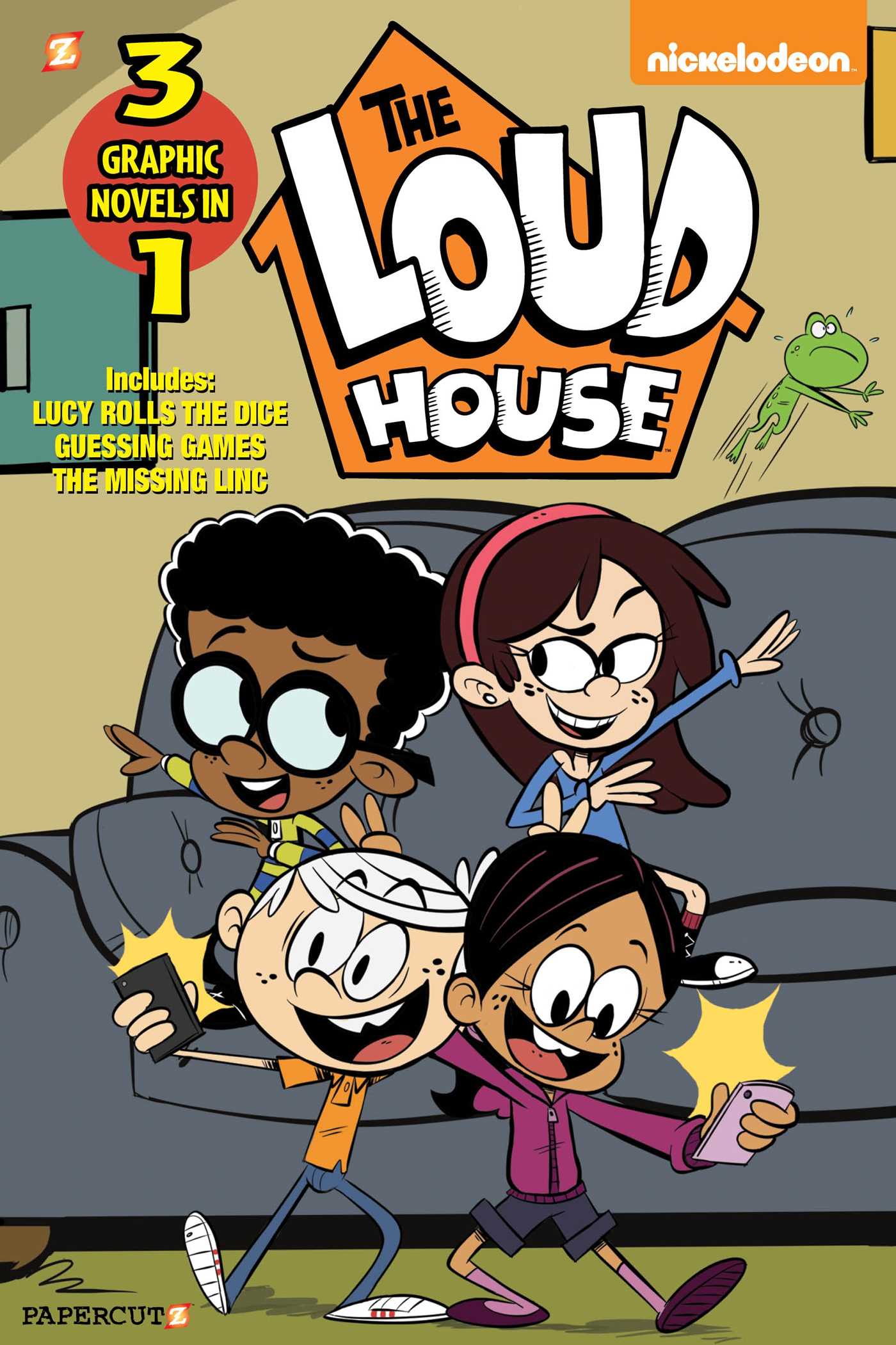 Loud House 3-in-1 #5: Includes "Lucy Rolls the Dice," "Guessing Games," and "The Missing Linc"