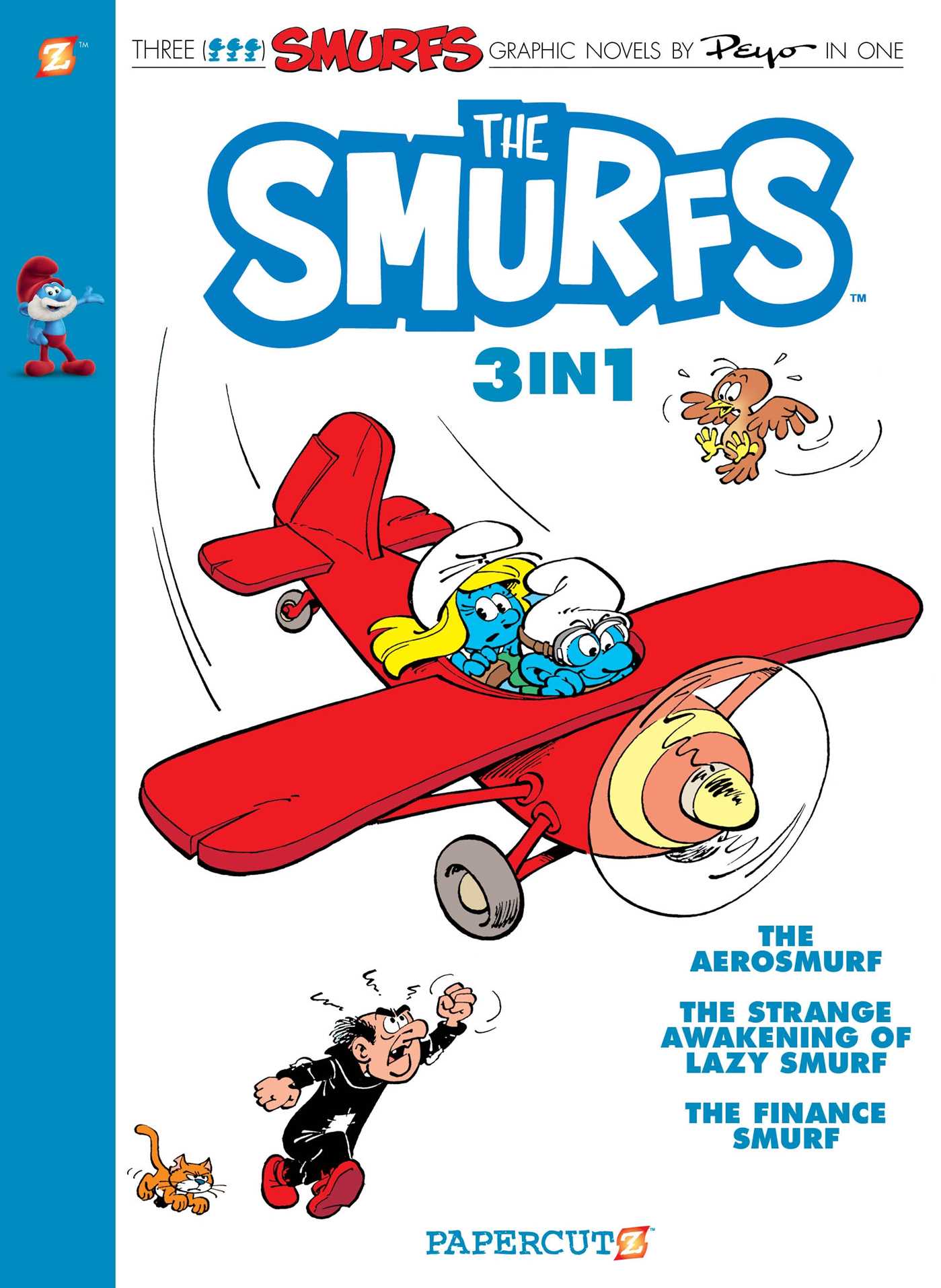 Smurfs 3-in-1 Vol. 6: Collecting "The Aerosmurf," "The Strange Awakening of Lazy Smurf," and "The Finance Smurf